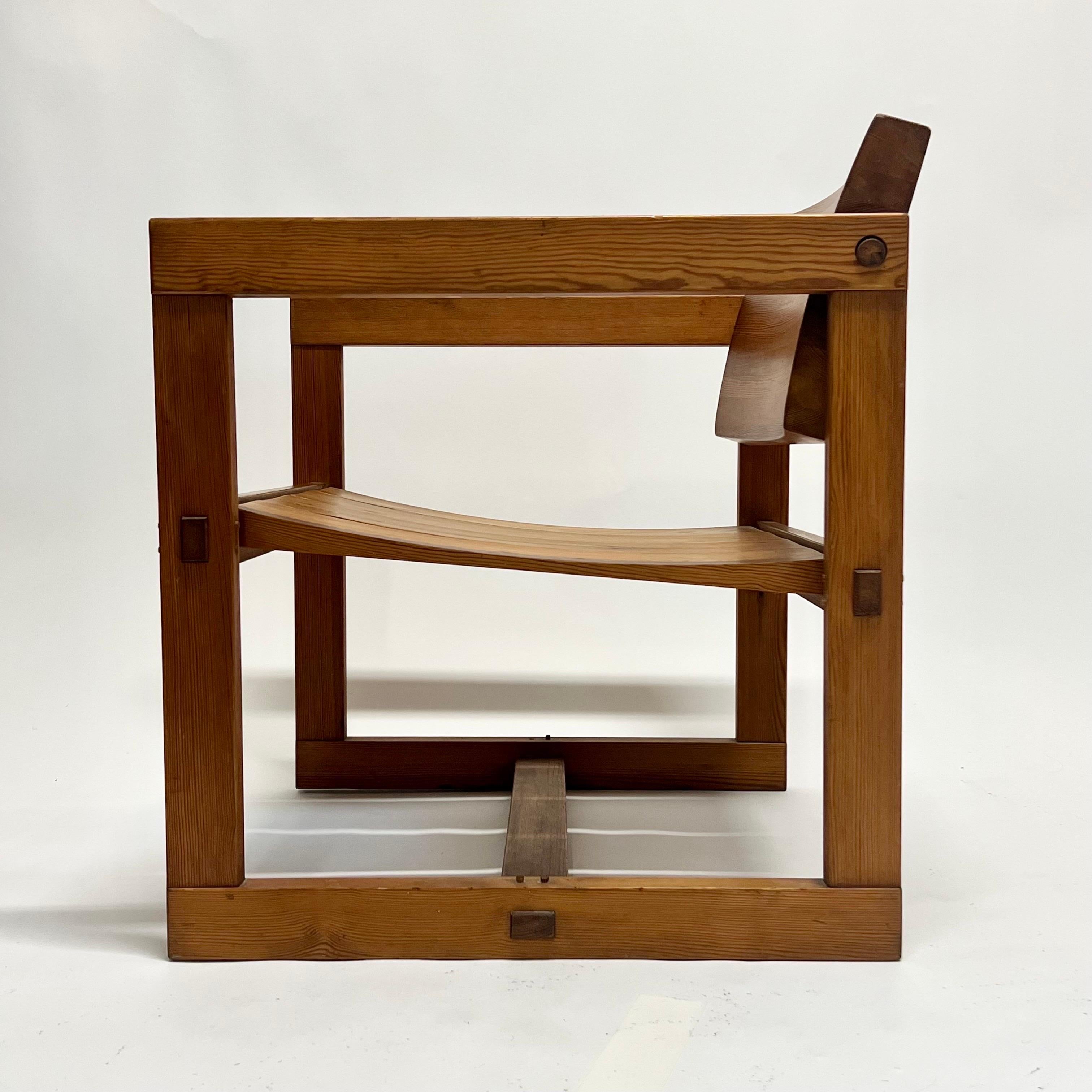 Scandinavian Modern Vintage Edvin Helseth Lounge Chair For Sale