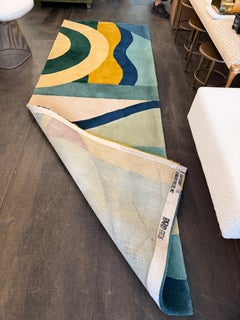 Vintage Edward Fields Art Deco Style Runner Rug