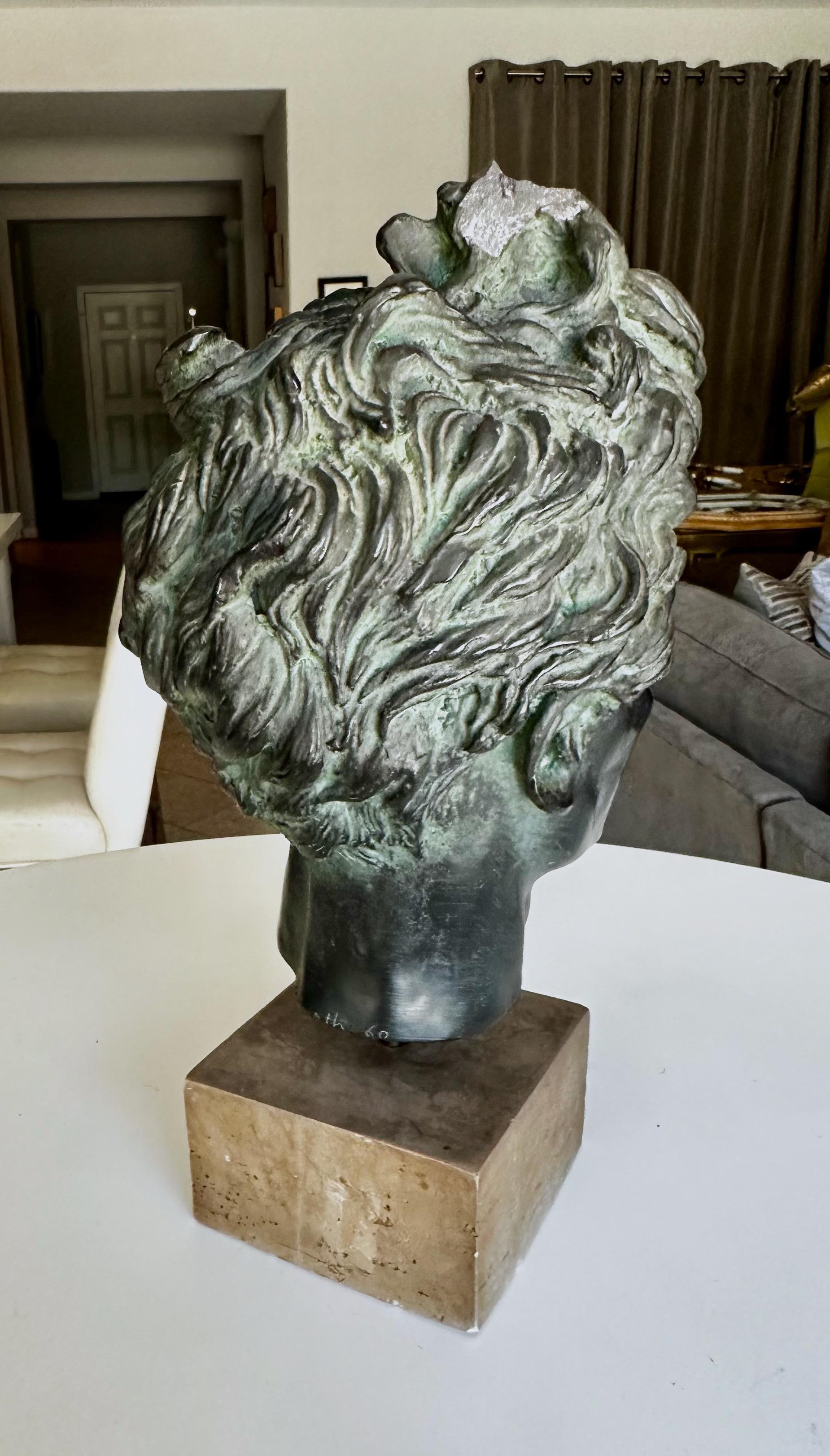 Vintage Edward Melcarth Heroic Male Head 7