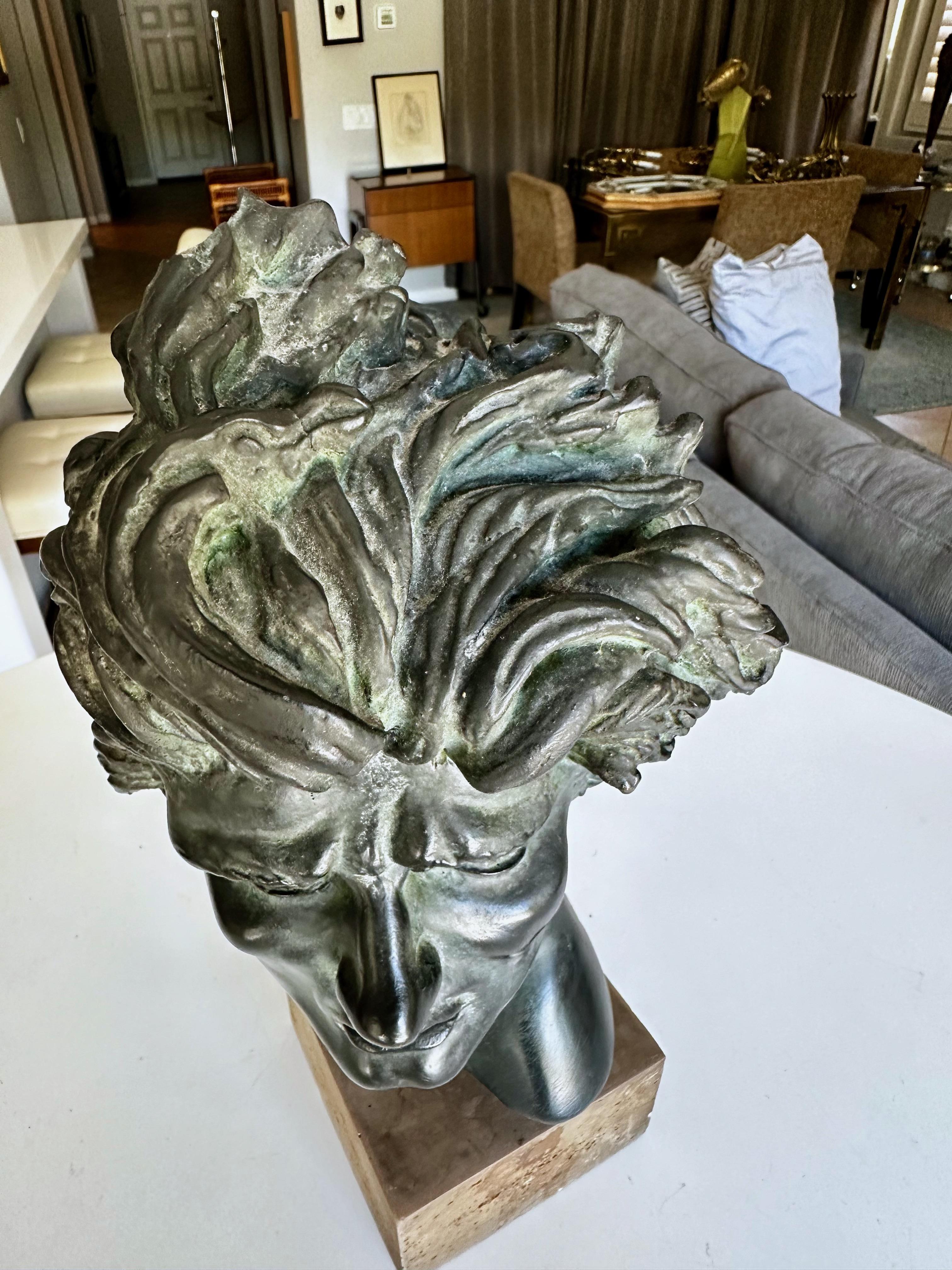 Vintage Edward Melcarth Heroic Male Head 8