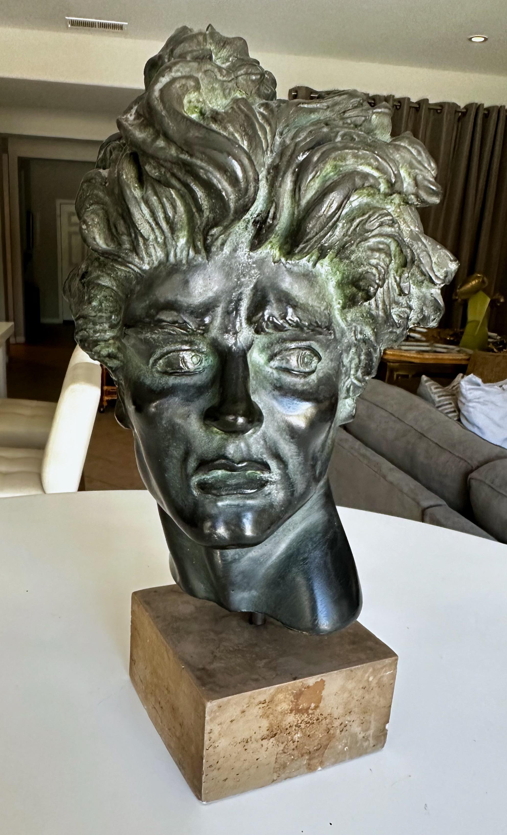 Vintage Edward Melcarth Heroic Male Head 13