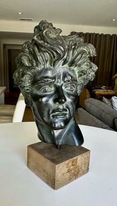 Vintage Edward Melcarth Heroic Male Head