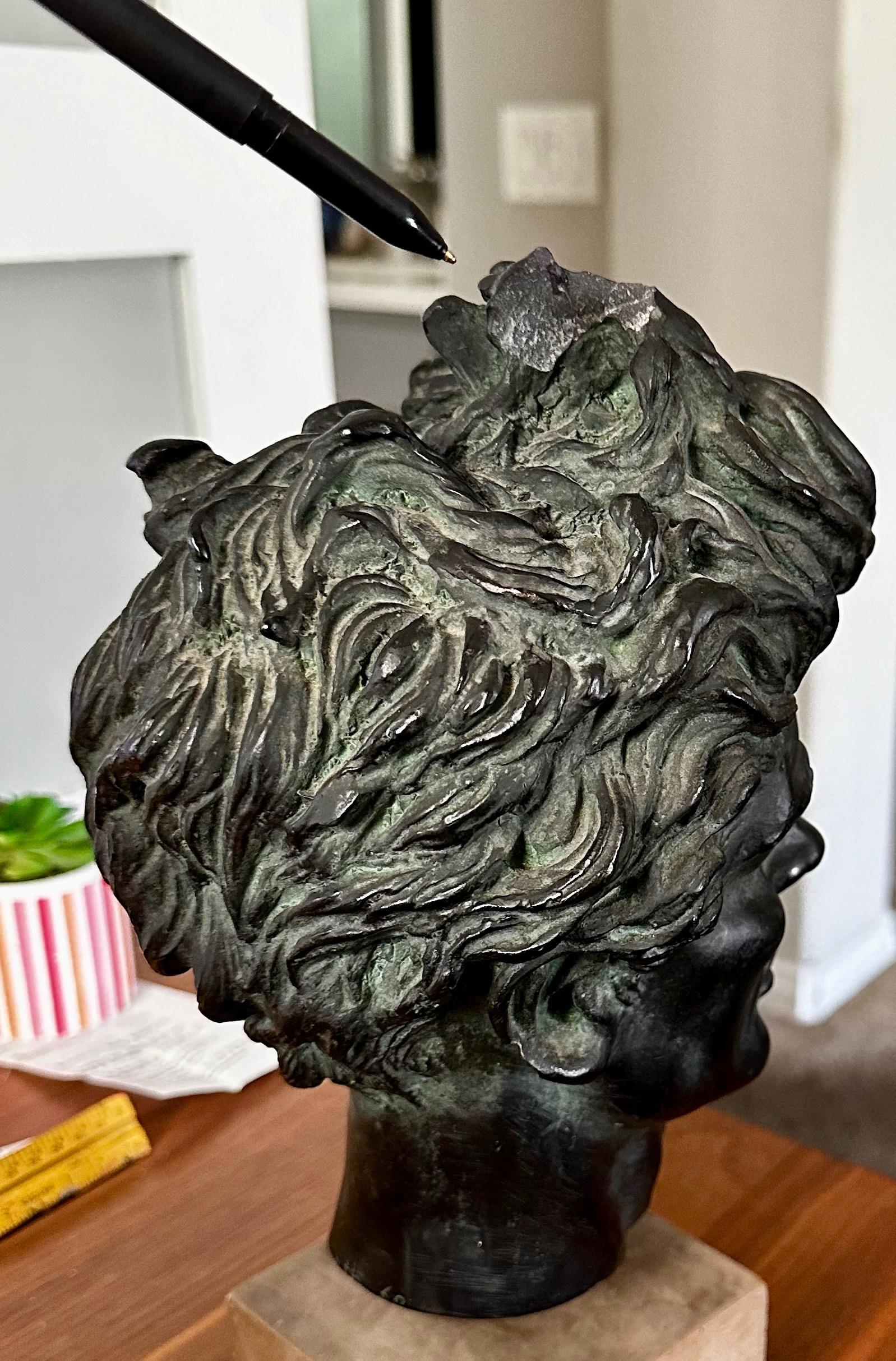 Mid-20th Century Vintage Edward Melcarth Heroic Male Head