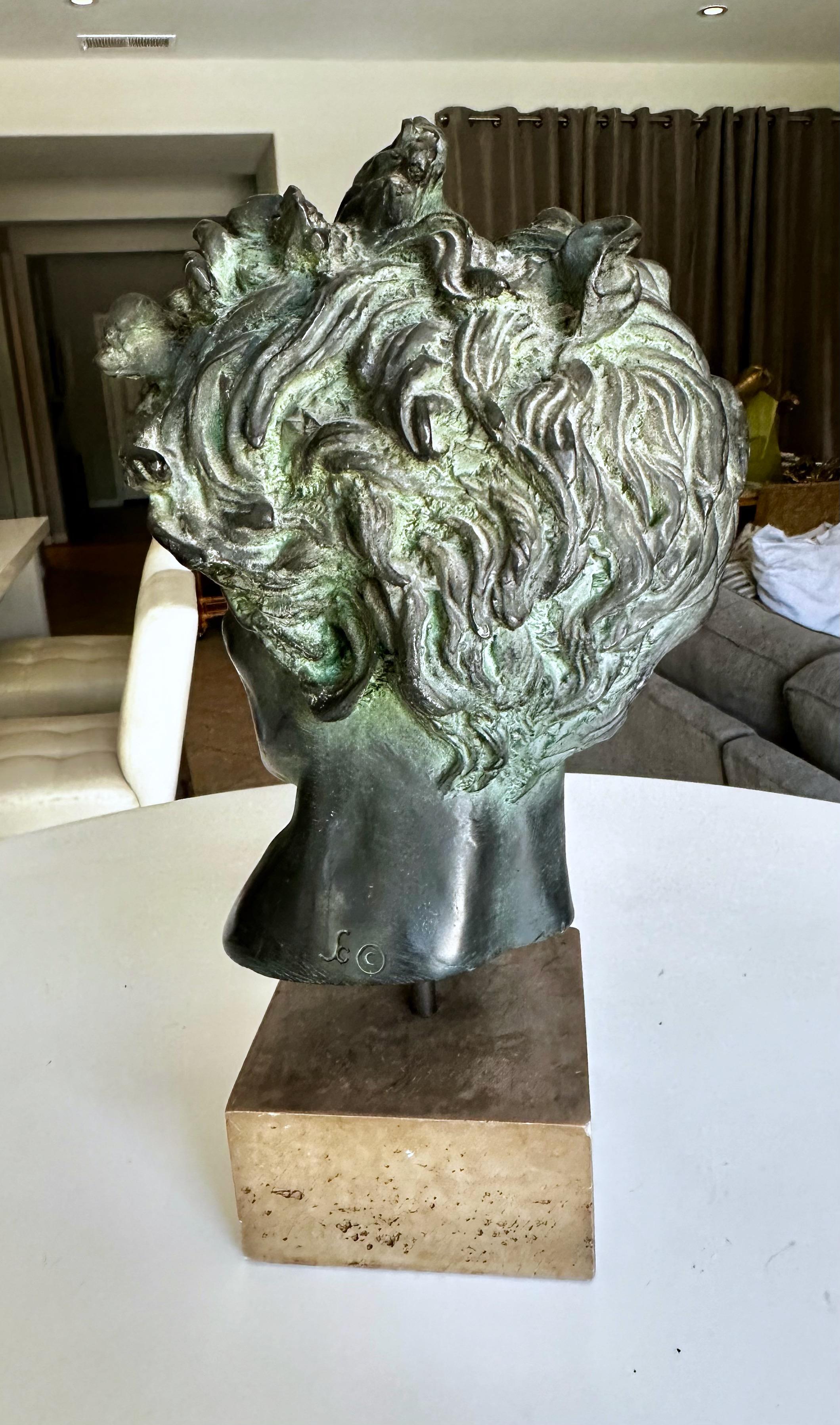 Vintage Edward Melcarth Heroic Male Head 2