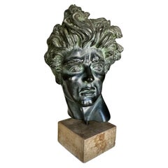 Vintage Edward Melcarth Heroic Male Head