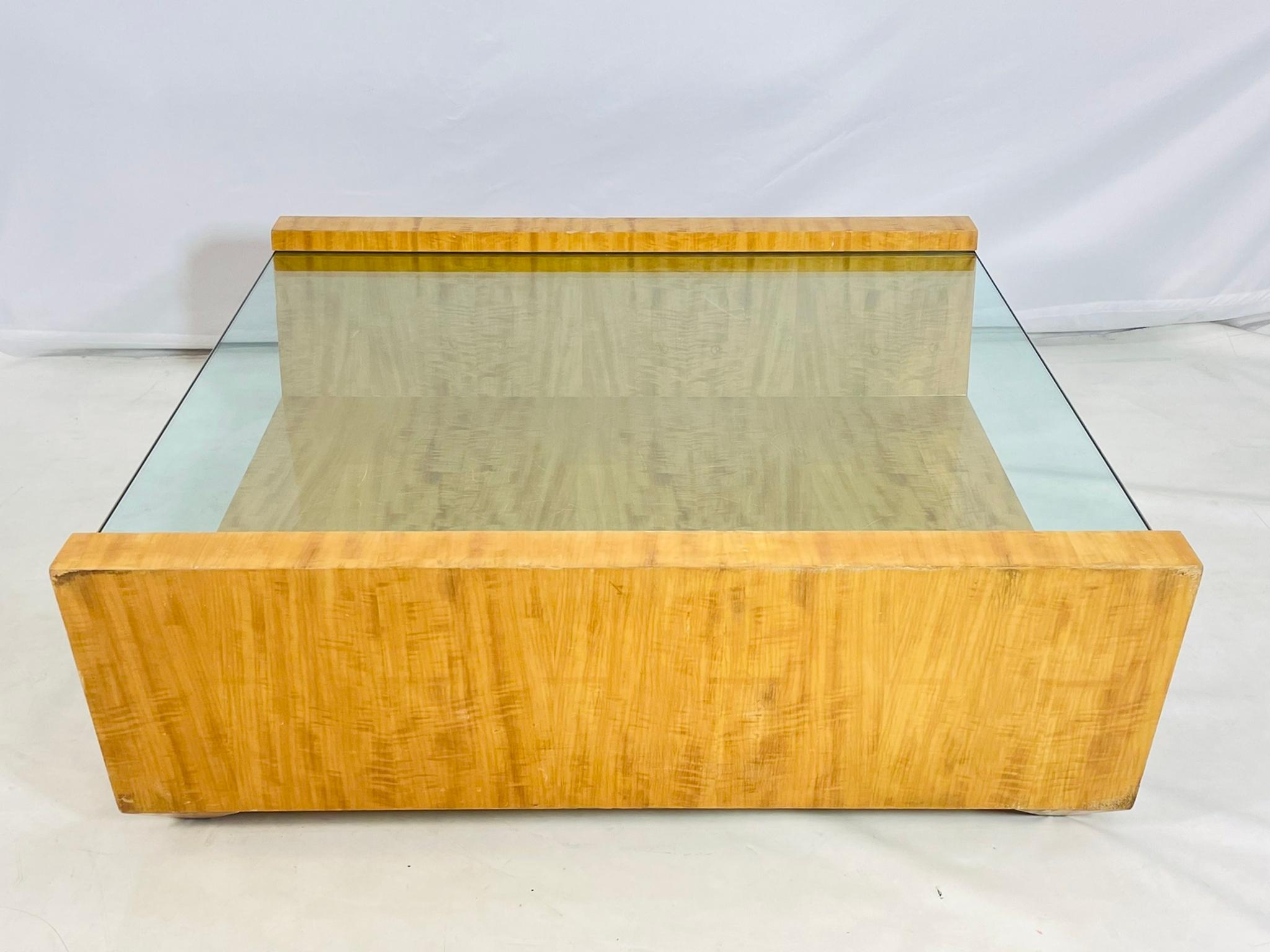 Américain Table basse vintage Edward Nieto 