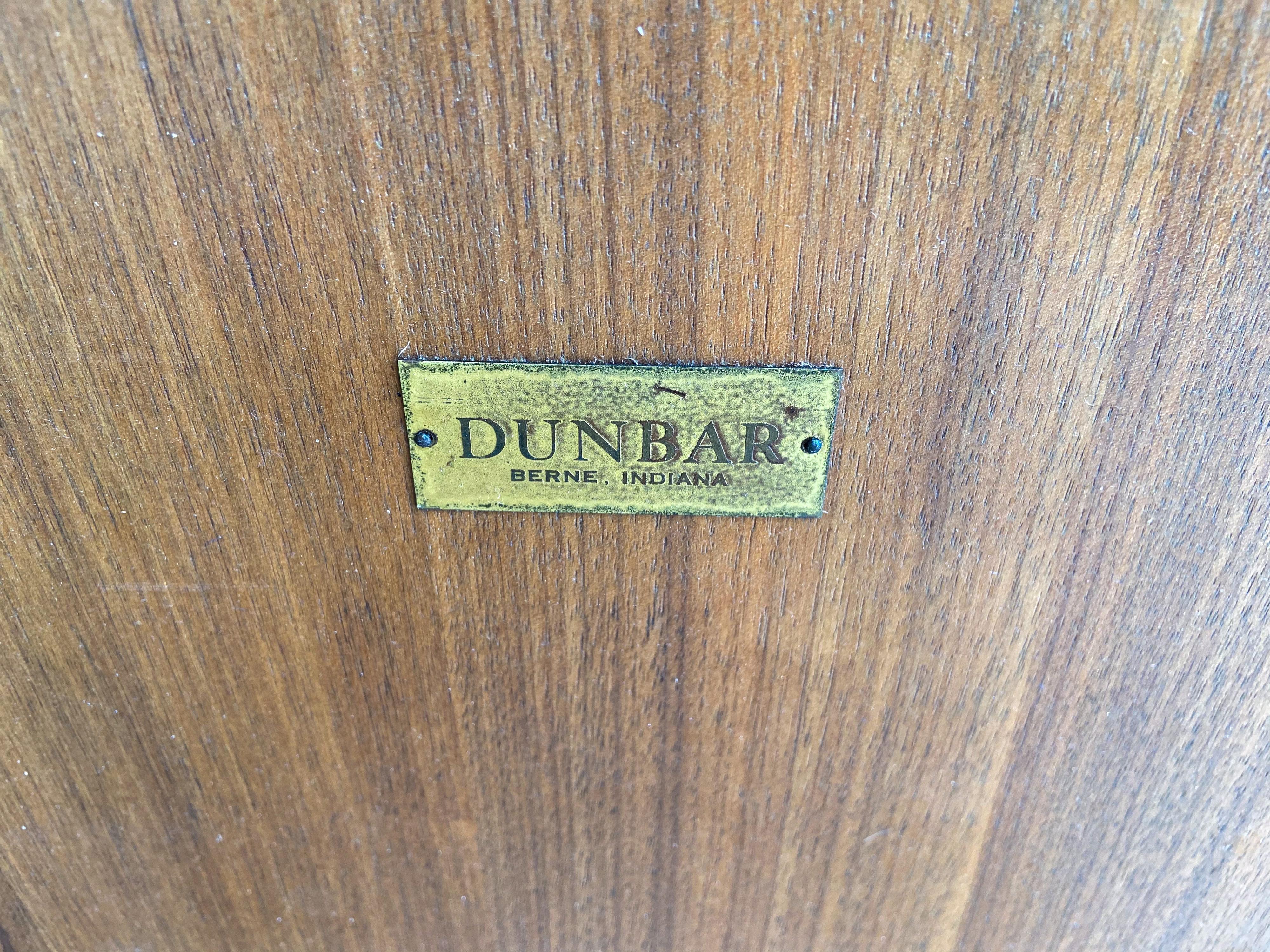 20th Century Vintage Edward Wormley for Dunbar Walnut Side Tables, a Pair