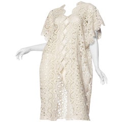 Vintage Edwardian Lace Tunic Kaftan