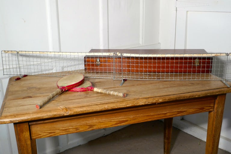 Vintage Edwardian Ping Pong or Table Tennis Set by Quiggins at 1stDibs | vintage  ping pong table, vintage table tennis, ping pong vintage