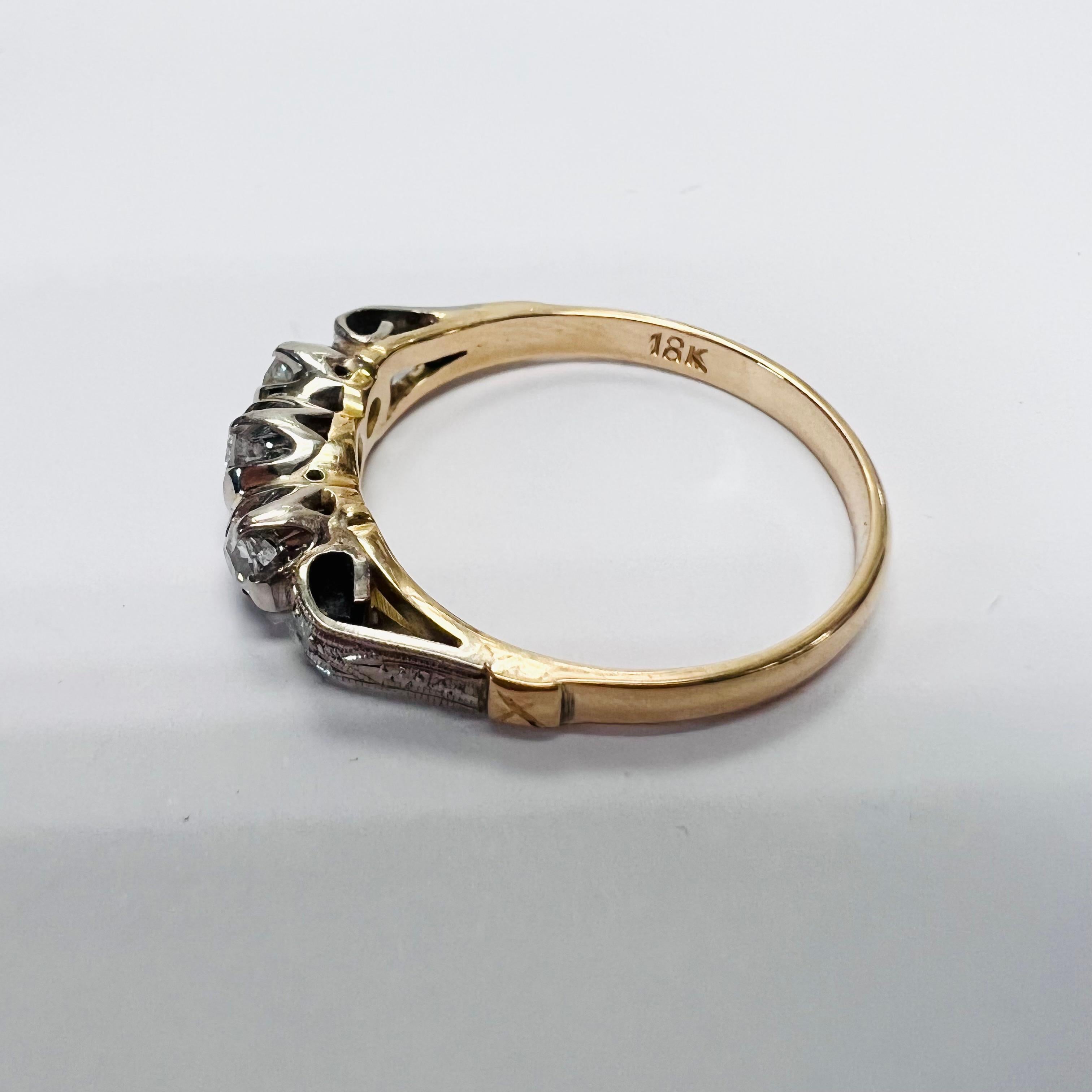 vintage engraved engagement rings