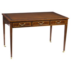 Vintage Edwardian Revival Library Writing Table 20th C