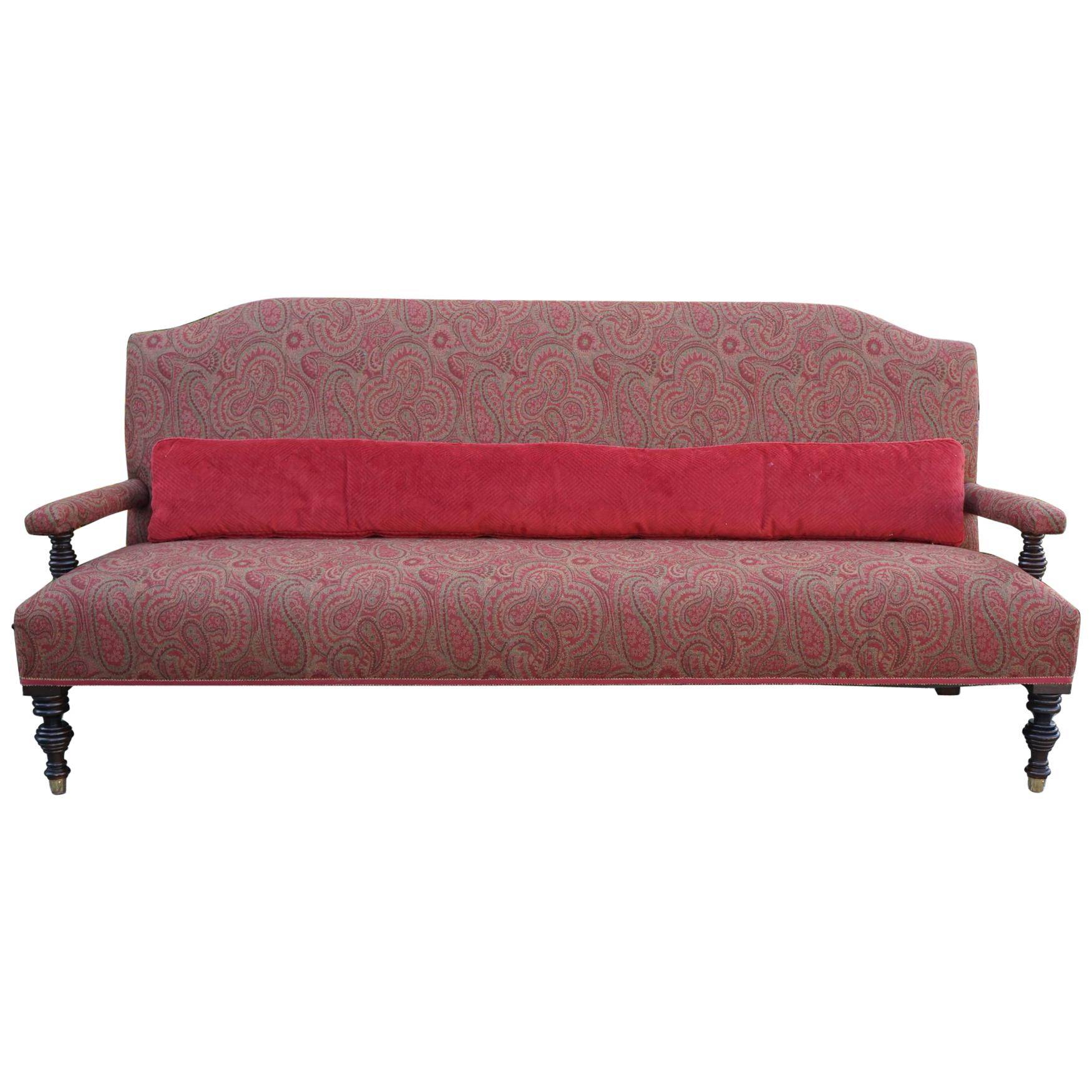 Vintage Edwardian Style Sofa For Sale