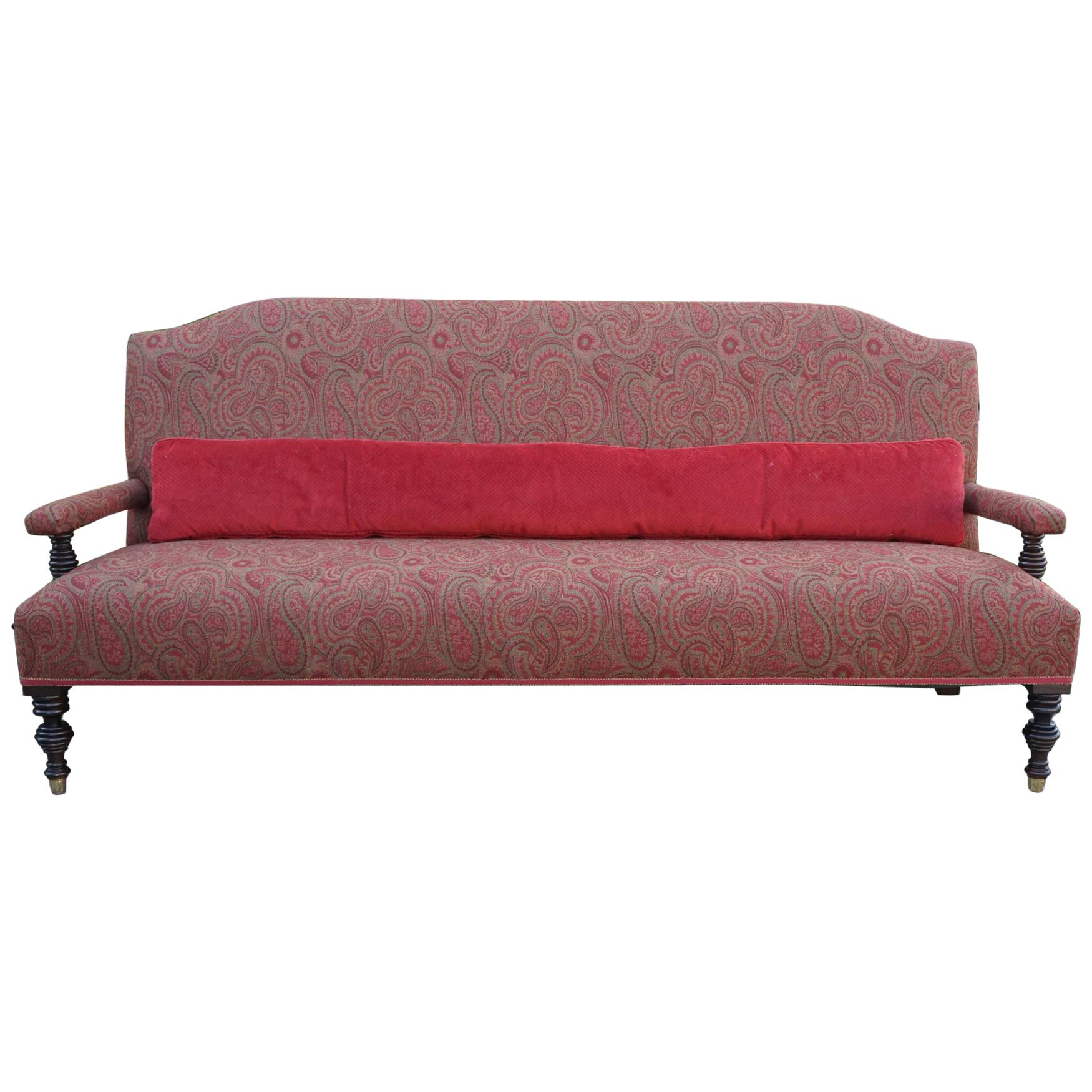 Canapé vintage de style édouardien