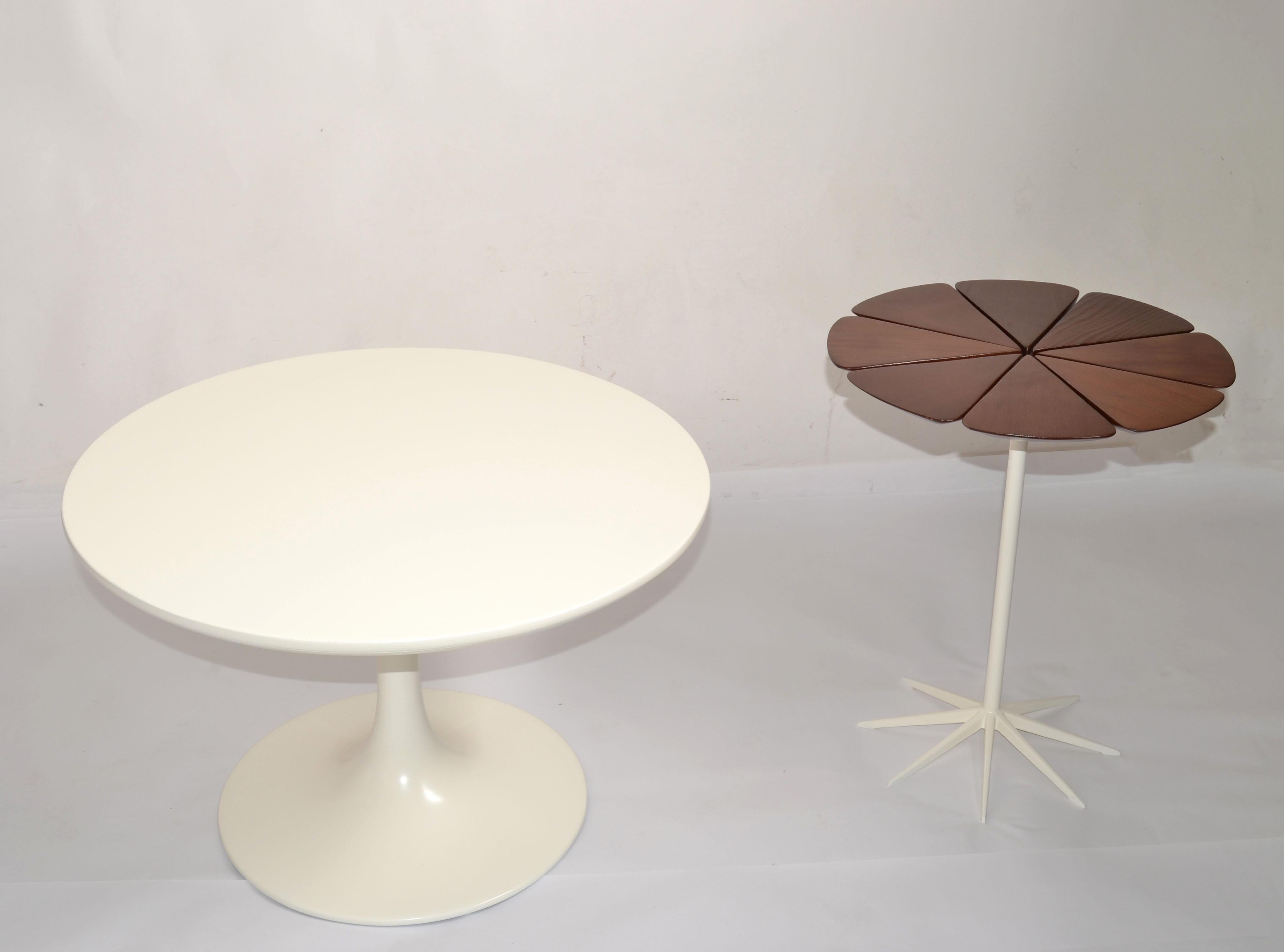 Table basse vintage Eero Saarinen Off White Tulip Base Knoll Associates des années 1960 en vente 2