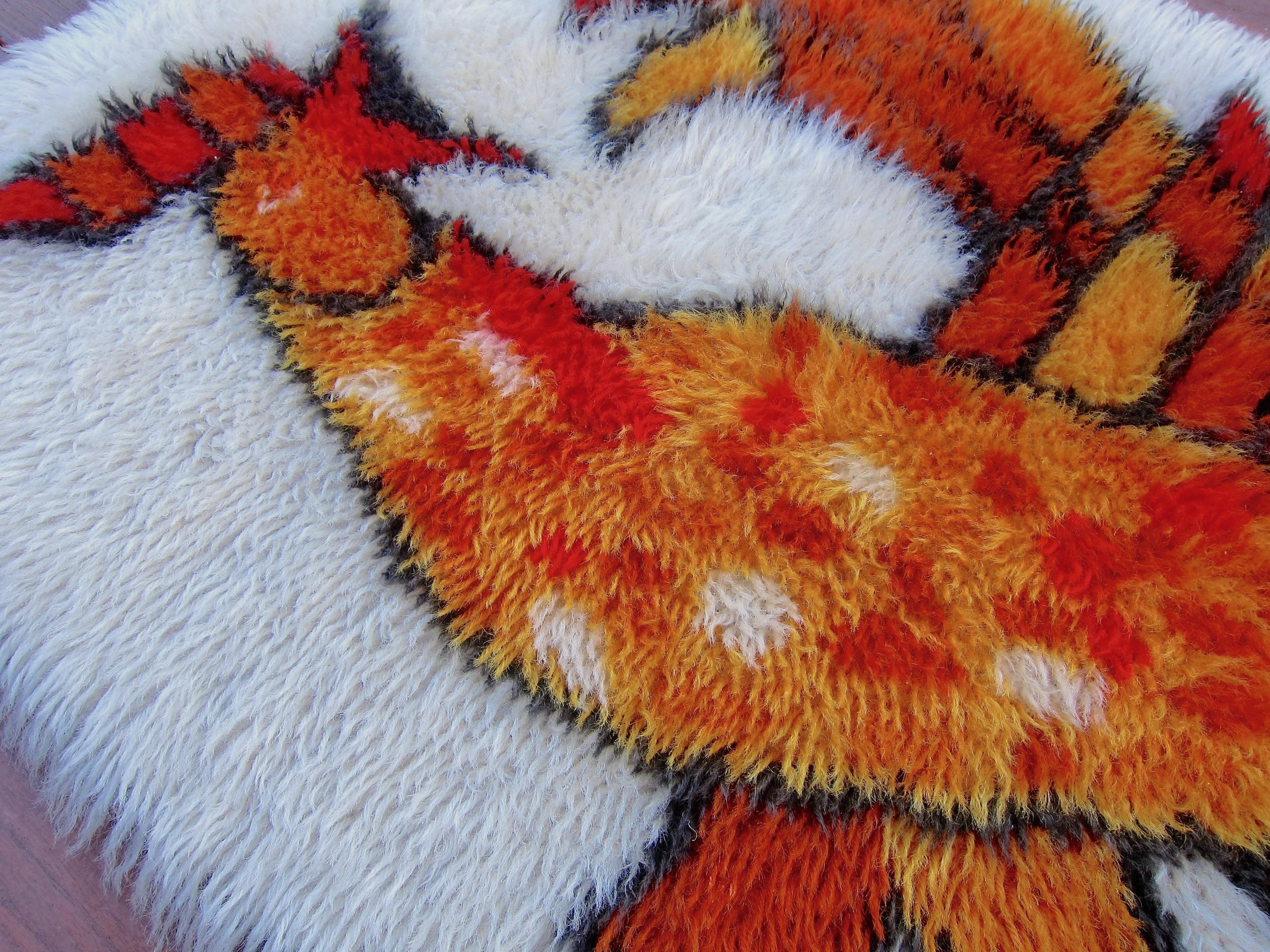 MidCentury EGE Denmark Rya Rug or Wall Hanging For Sale at 1stDibs russian rug on wall