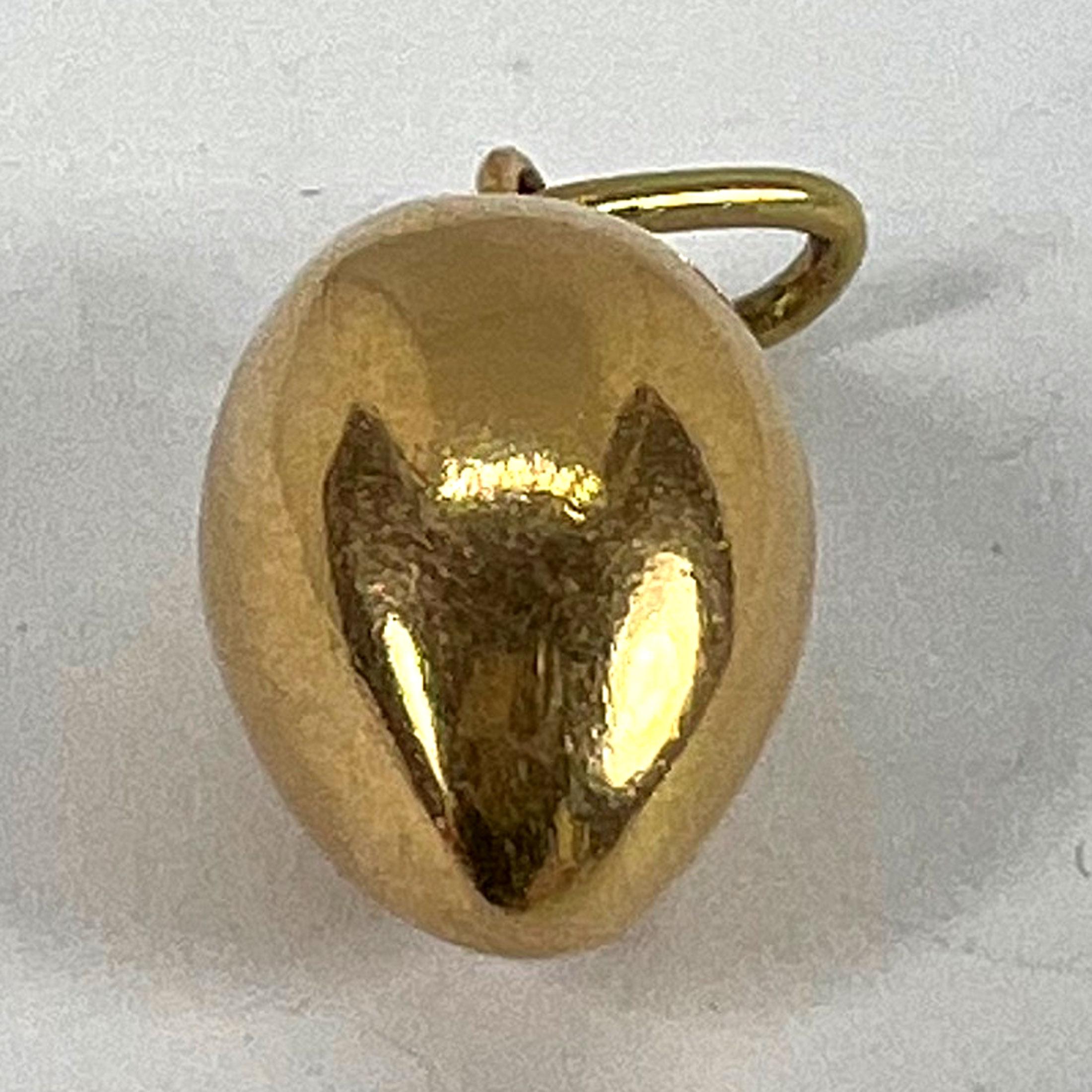 Ciondolo a forma di uovo d'epoca in oro giallo 18K in vendita 10