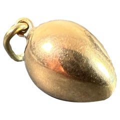 Vintage Egg 18K Gelbgold Charm-Anhänger