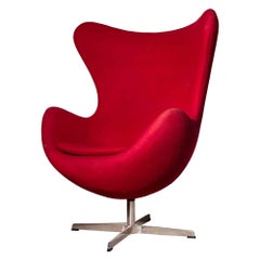 Vintage Egg Chair Attr. to Arne Jacobsen, 1970s