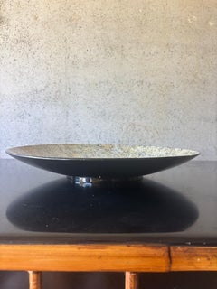 Vintage Eggshell Lacquer Centerpiece Bowl in the Style of Maitland-Smith