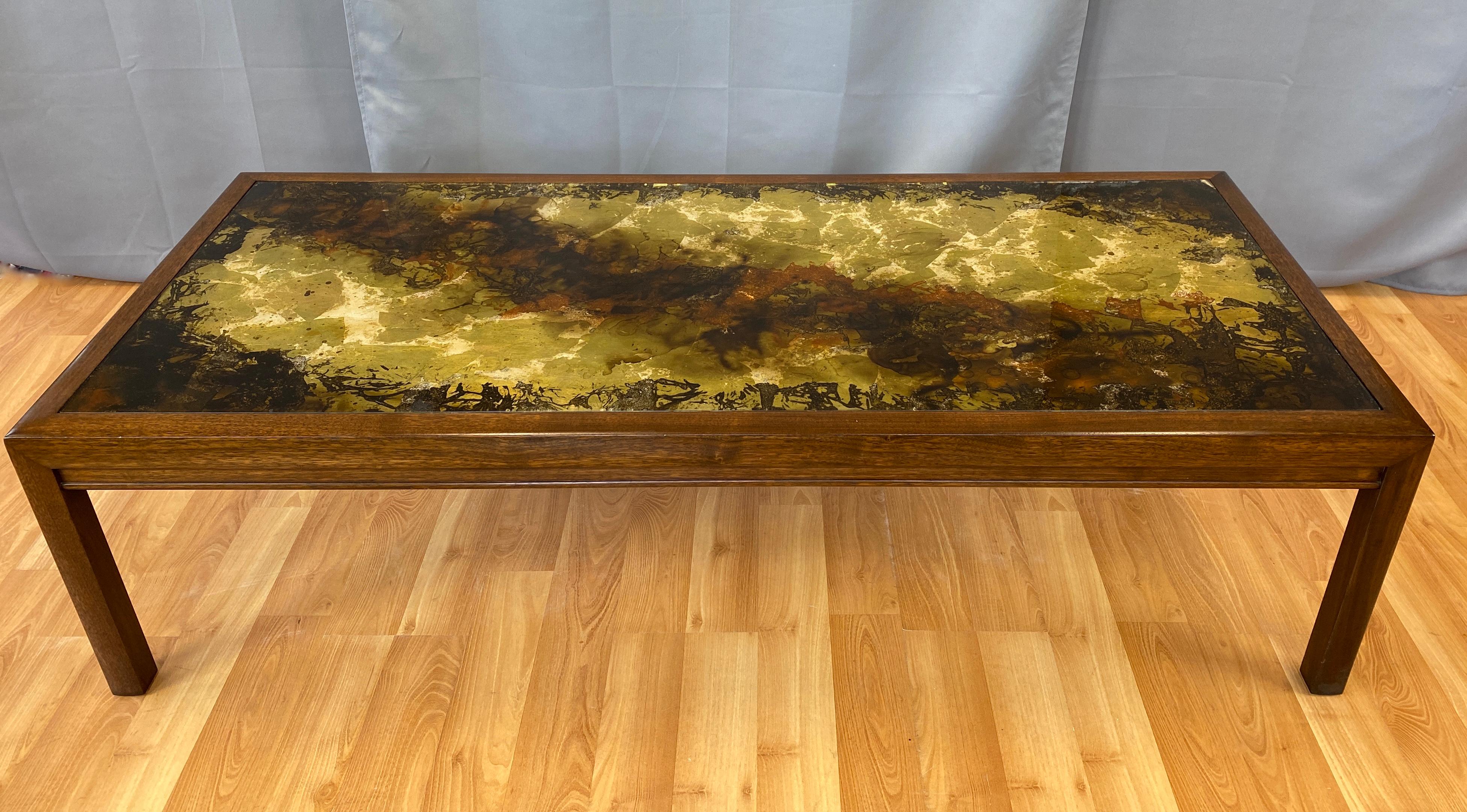 gold leaf table top