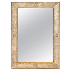 Vintage Eglomised French Mirror