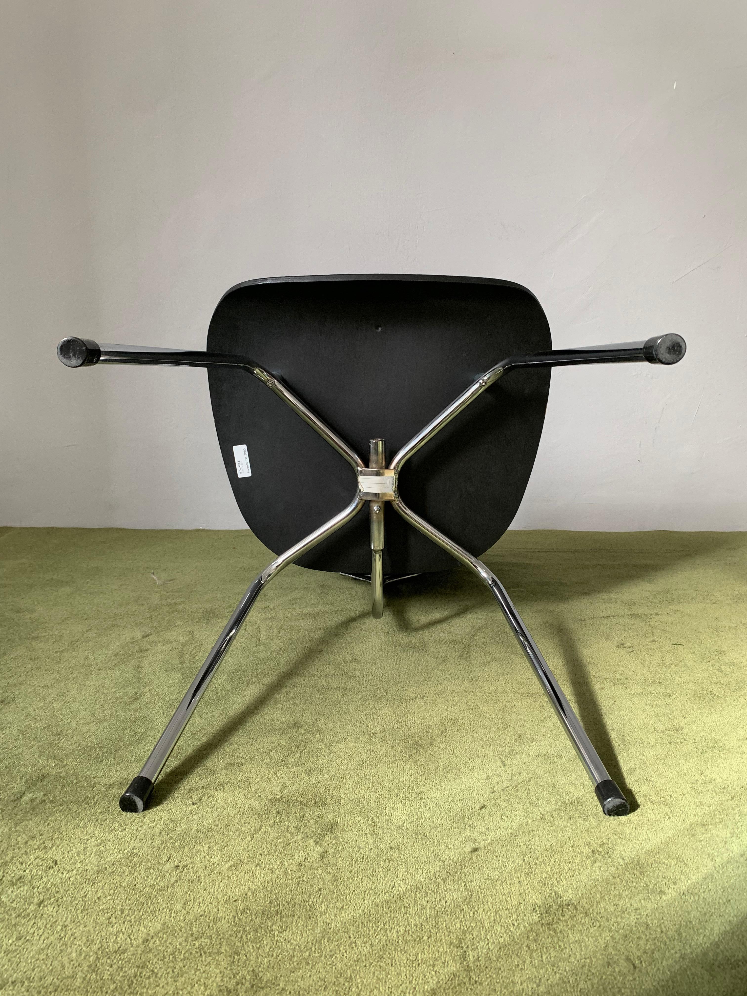 Vintage Egon Eiermann SE 68 Chair by Wilde+Spieth Germany For Sale 1