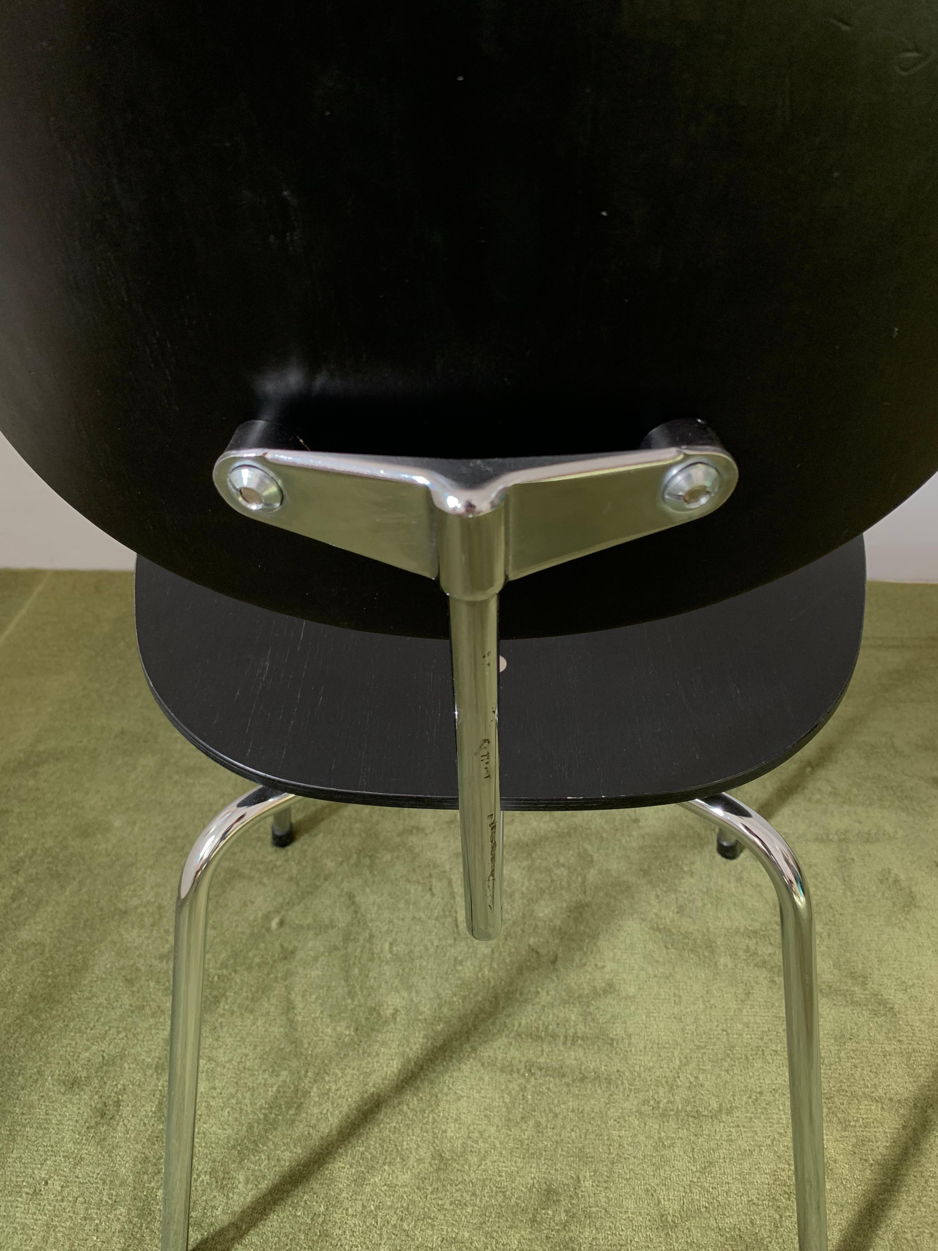 Vintage Egon Eiermann SE 68 Chair by Wilde+Spieth Germany For Sale 7