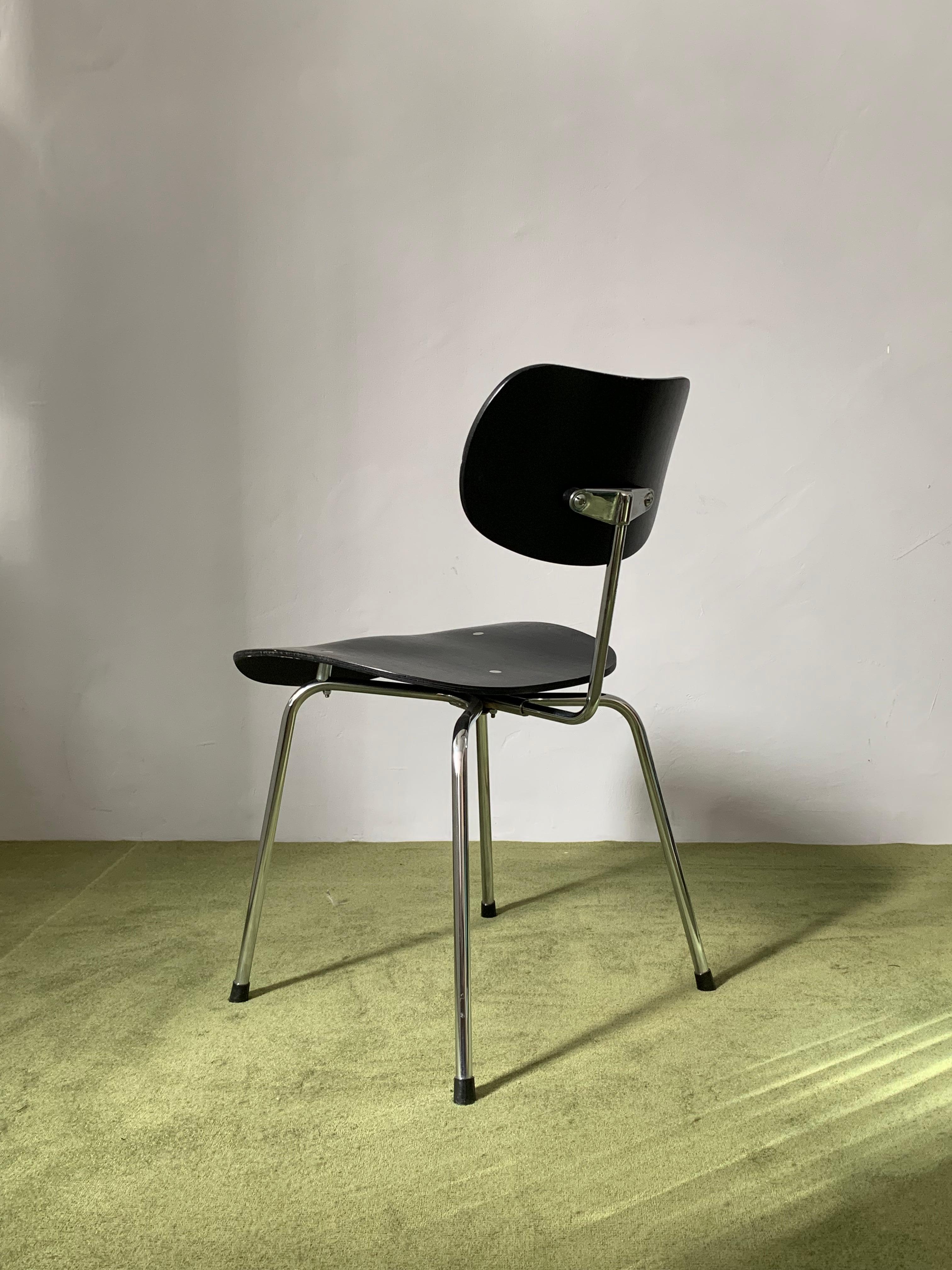 Vintage Egon Eiermann SE 68 Chair by Wilde+Spieth Germany In Good Condition For Sale In Debrecen-Pallag, HU
