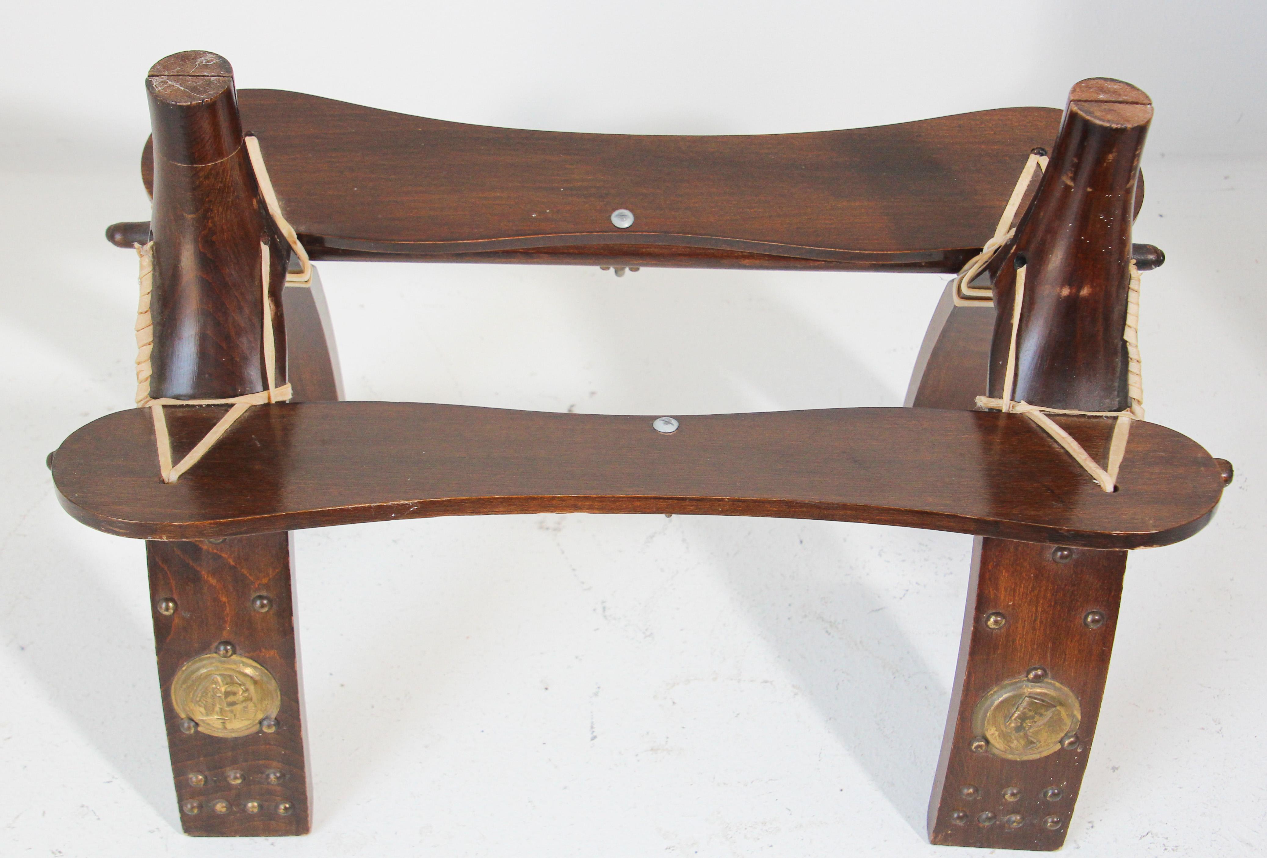 sella cammello legno