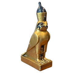 Vintage Egyptian Horus Falcon Sculpture by Lloyd Bryan