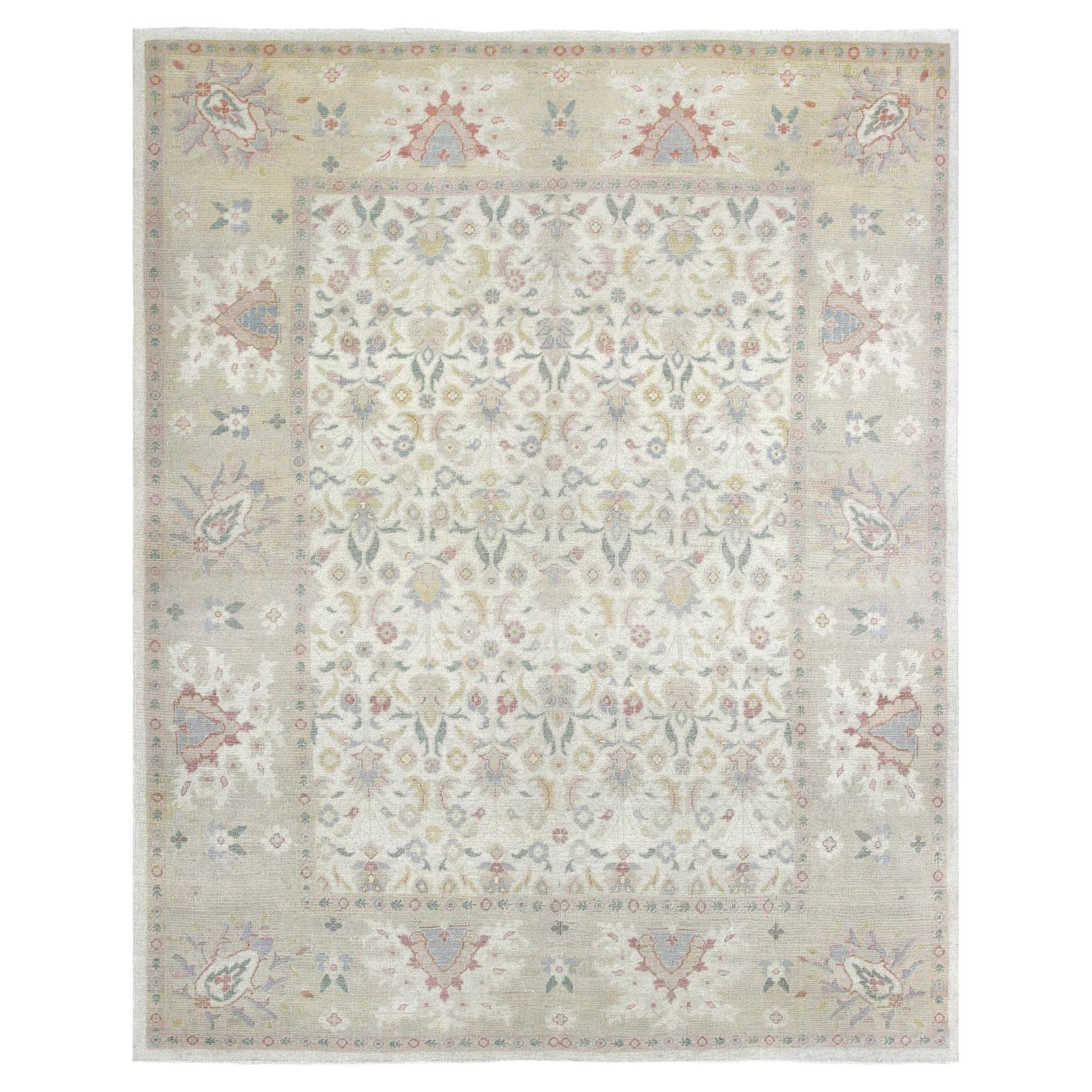 Vintage Egyptian Oushak Rug - 8' x 10'2" For Sale