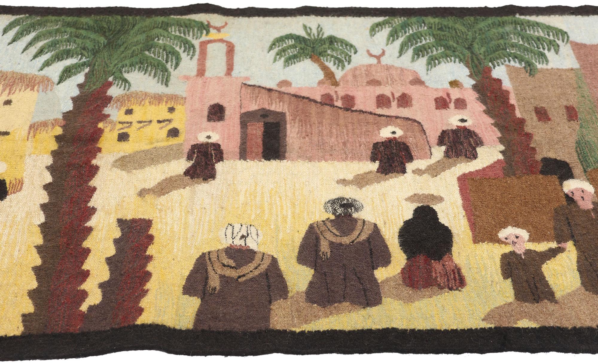 Egizio Rug & Kilim egiziano d'epoca, 05'00 x 03'05 in vendita