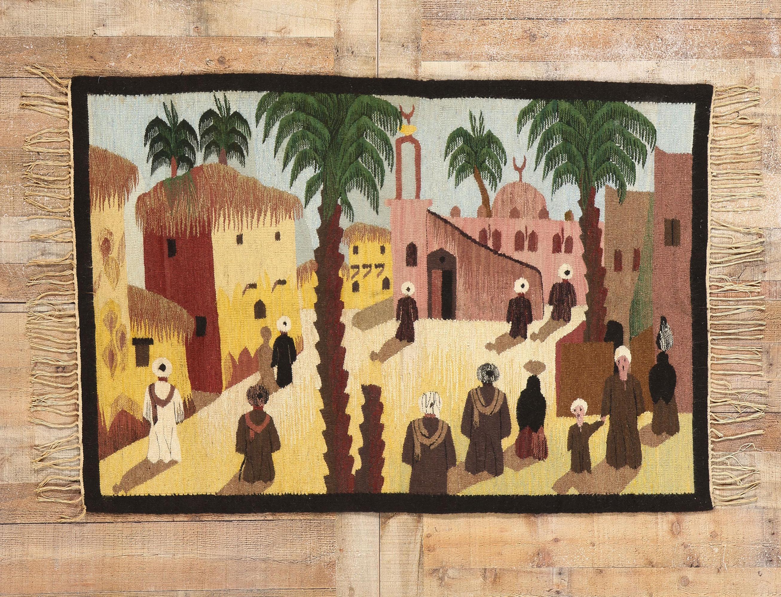 Rug & Kilim egiziano d'epoca, 05'00 x 03'05 in vendita 1