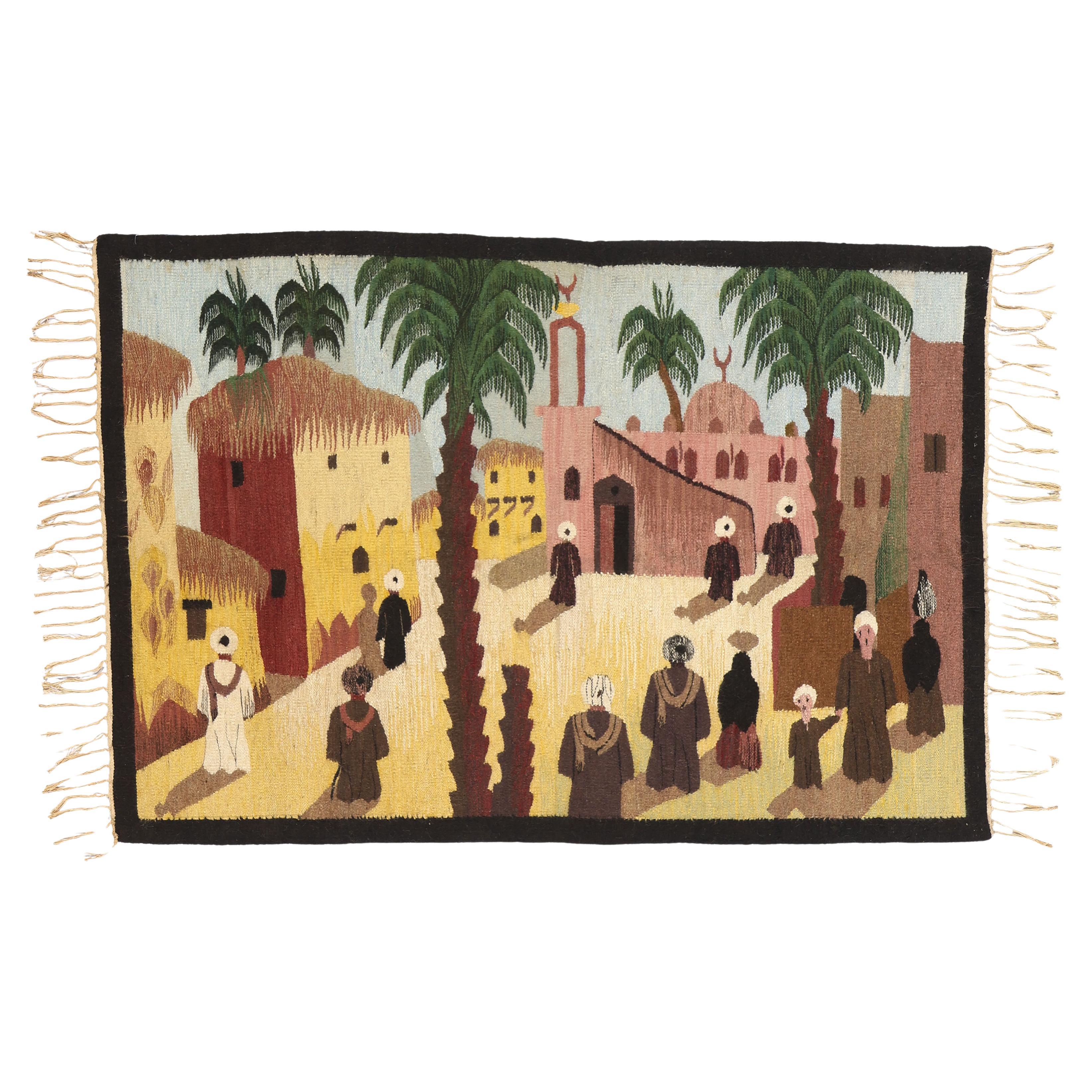 Rug & Kilim egiziano d'epoca, 05'00 x 03'05