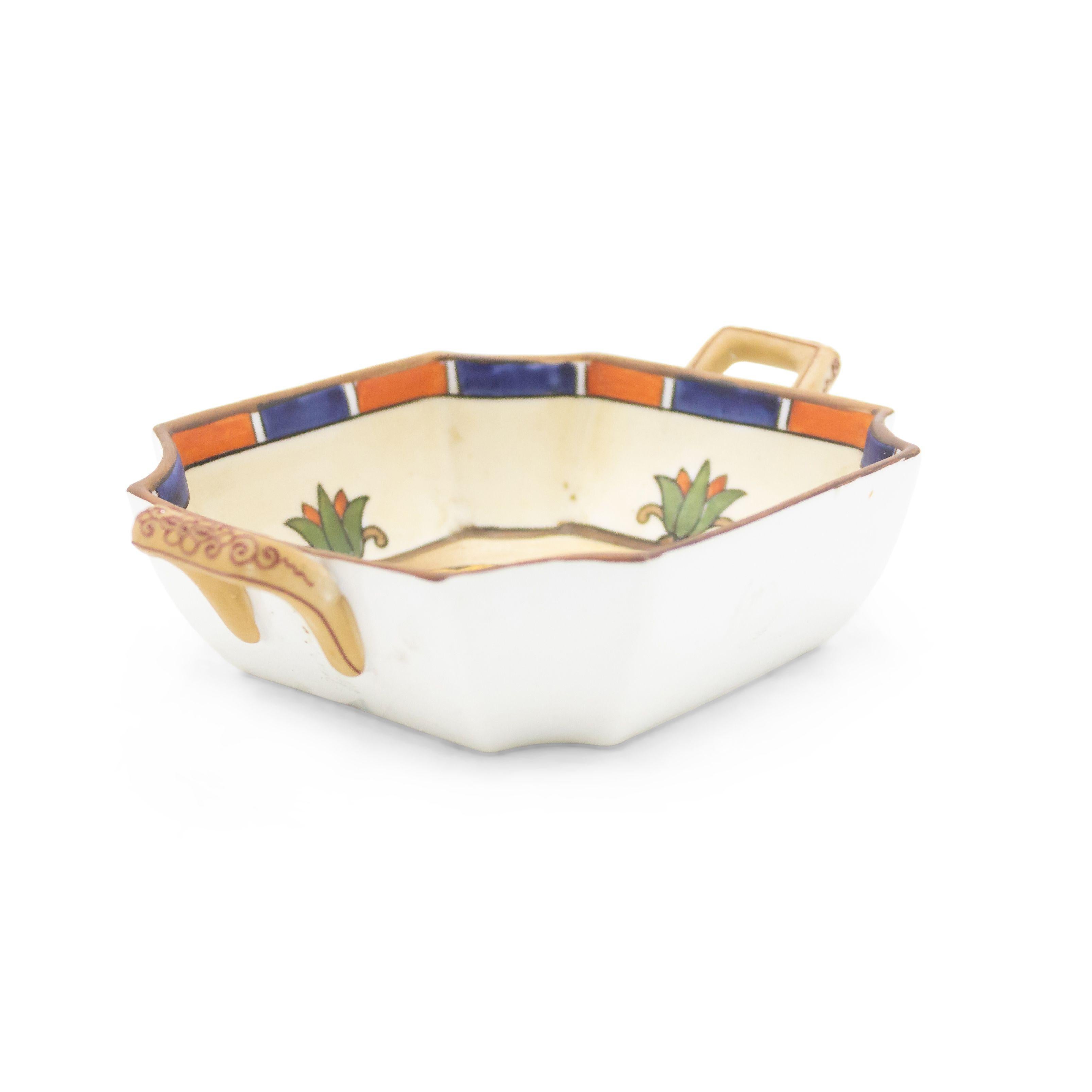 Vintage Egyptian Porcelain Ashtray In Good Condition For Sale In New York, NY