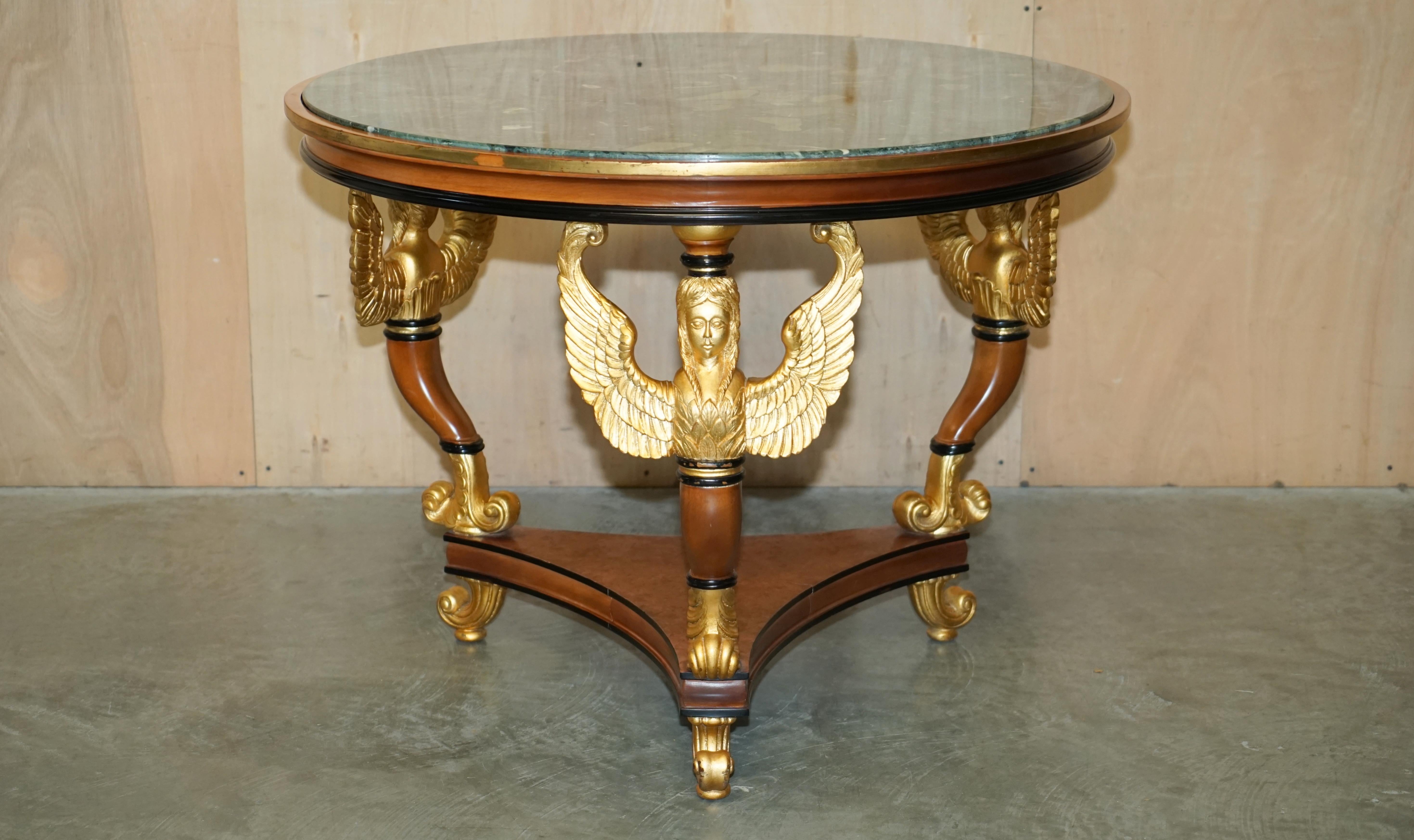 Royal House Antiques

Royal House Antiques is delighted to offer for sale this exquisite Egyptian Revival, gold Giltwood & Marble centre or occasional table 

Please note the delivery fee listed is just a guide, it covers within the M25 only for the