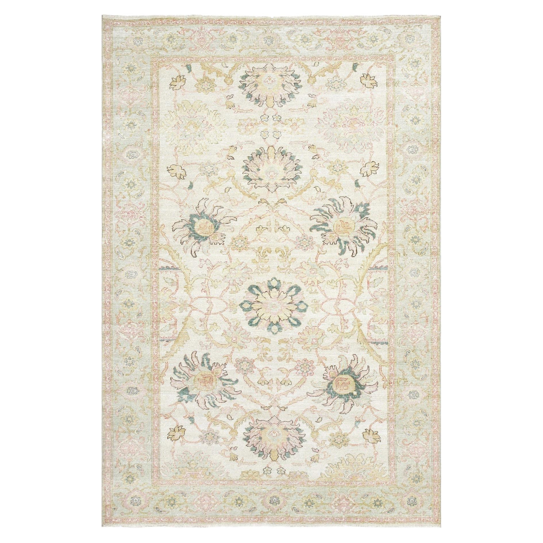 Vintage Egyptian Tabriz Rug - 5'9" x 8'9"