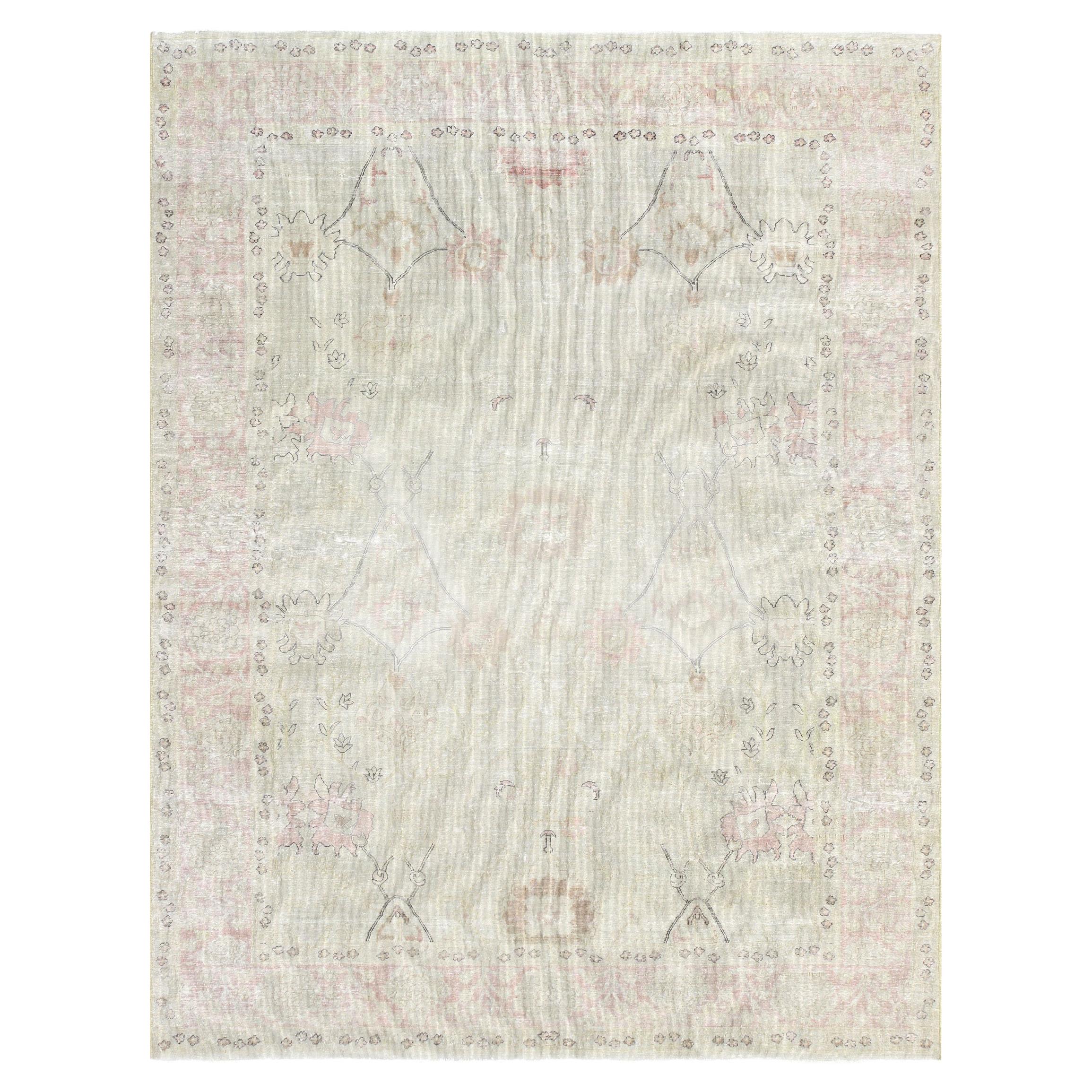 Alfombra Tabriz Egipcia Vintage - 7'9" x 10'1"