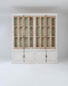 Vintage Northern African Window Wooden Vitrine