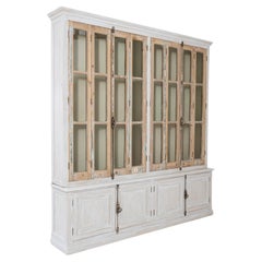 Used Northern African Window Wooden Vitrine