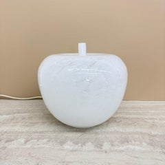Vintage Eickmeier vintage glass table lamp apple shaped , 1970s
