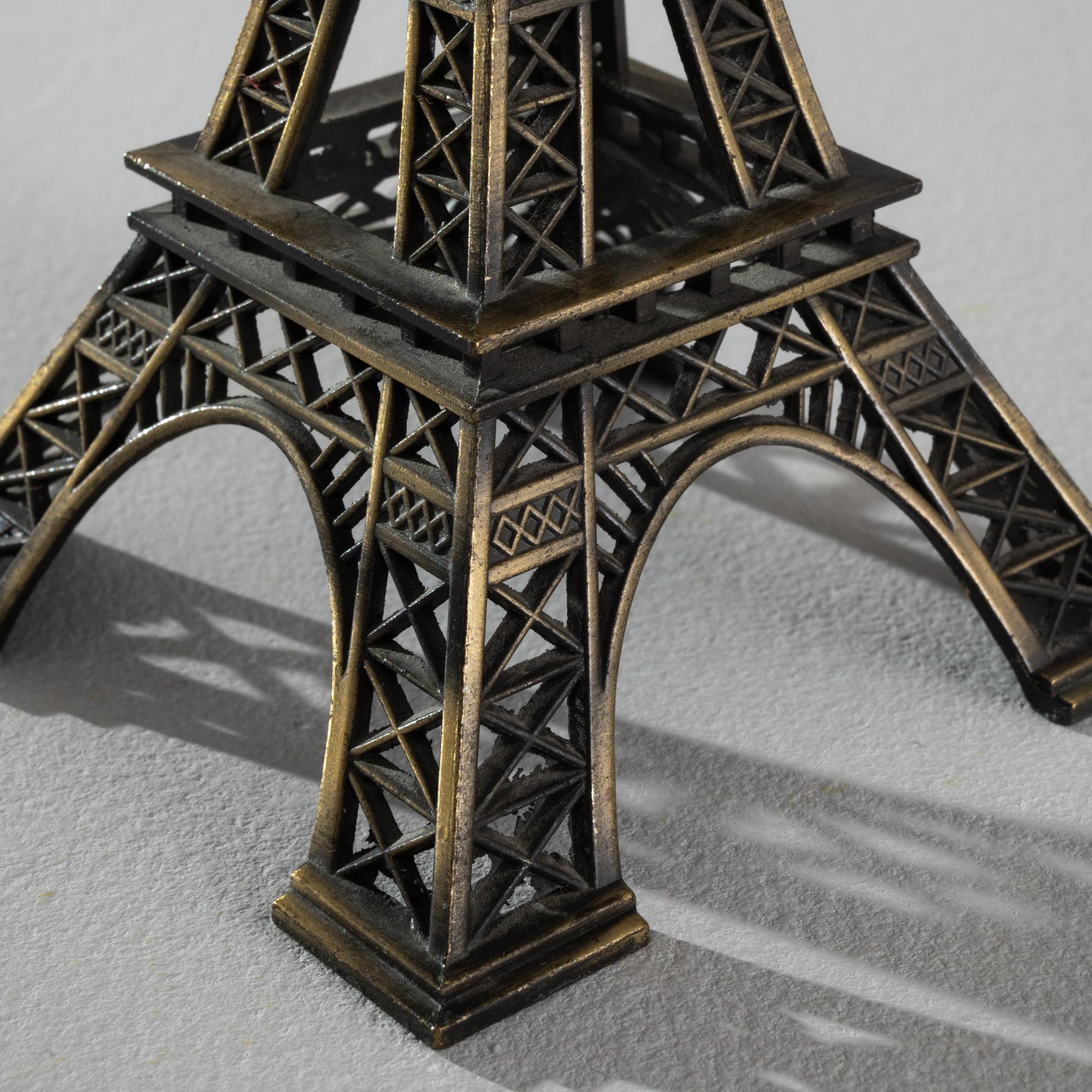 French Provincial Vintage Eiffel Tower Miniature For Sale