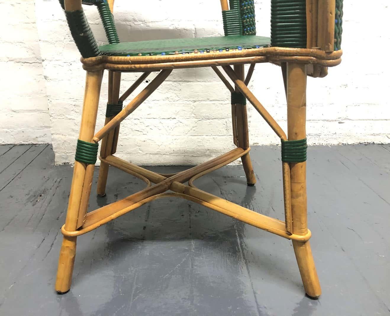 Vintage Eight French Rattan Bistro Chairs For Sale at 1stDibs vintage