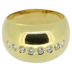 Vintage Acht-Stein-Diamantring