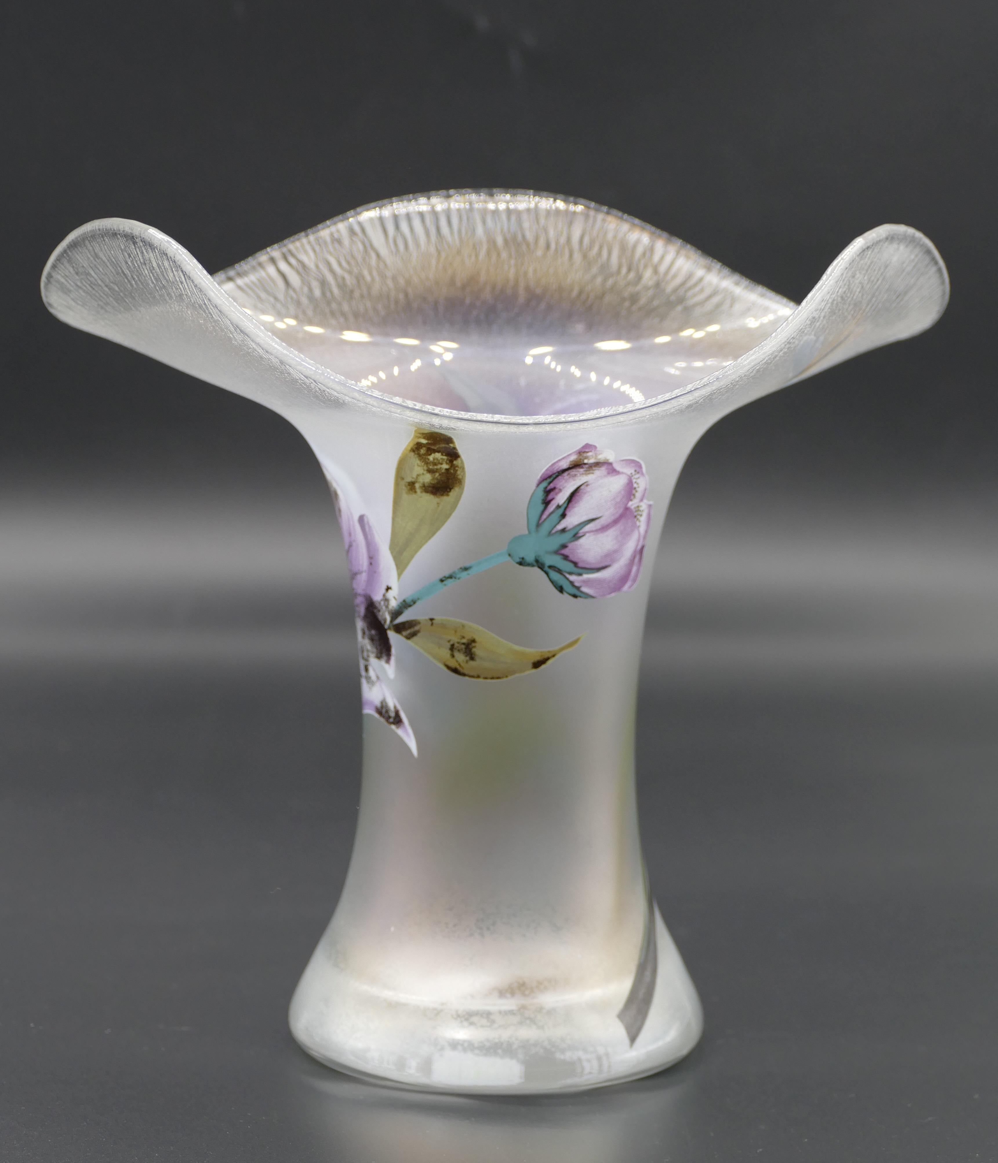 Art Glass Vintage Eisch-Vase, Germany, Late 20th Century