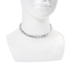 Vintage Eisenberg Diamante Emerald Cut Choker Circa 1980s