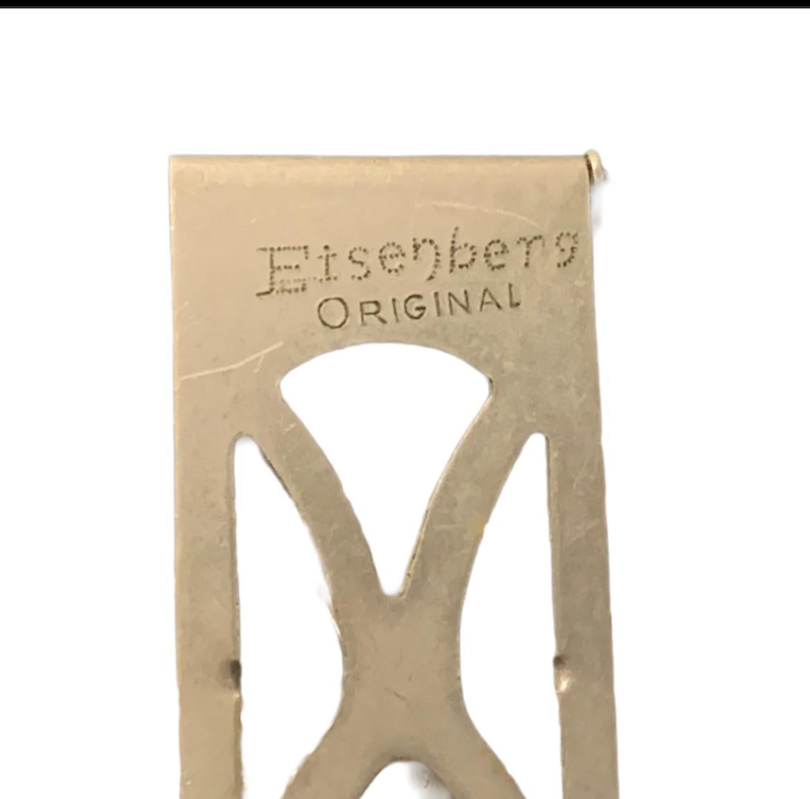 Eisenberg - Clip de robe vintage original en cristal en vente 1