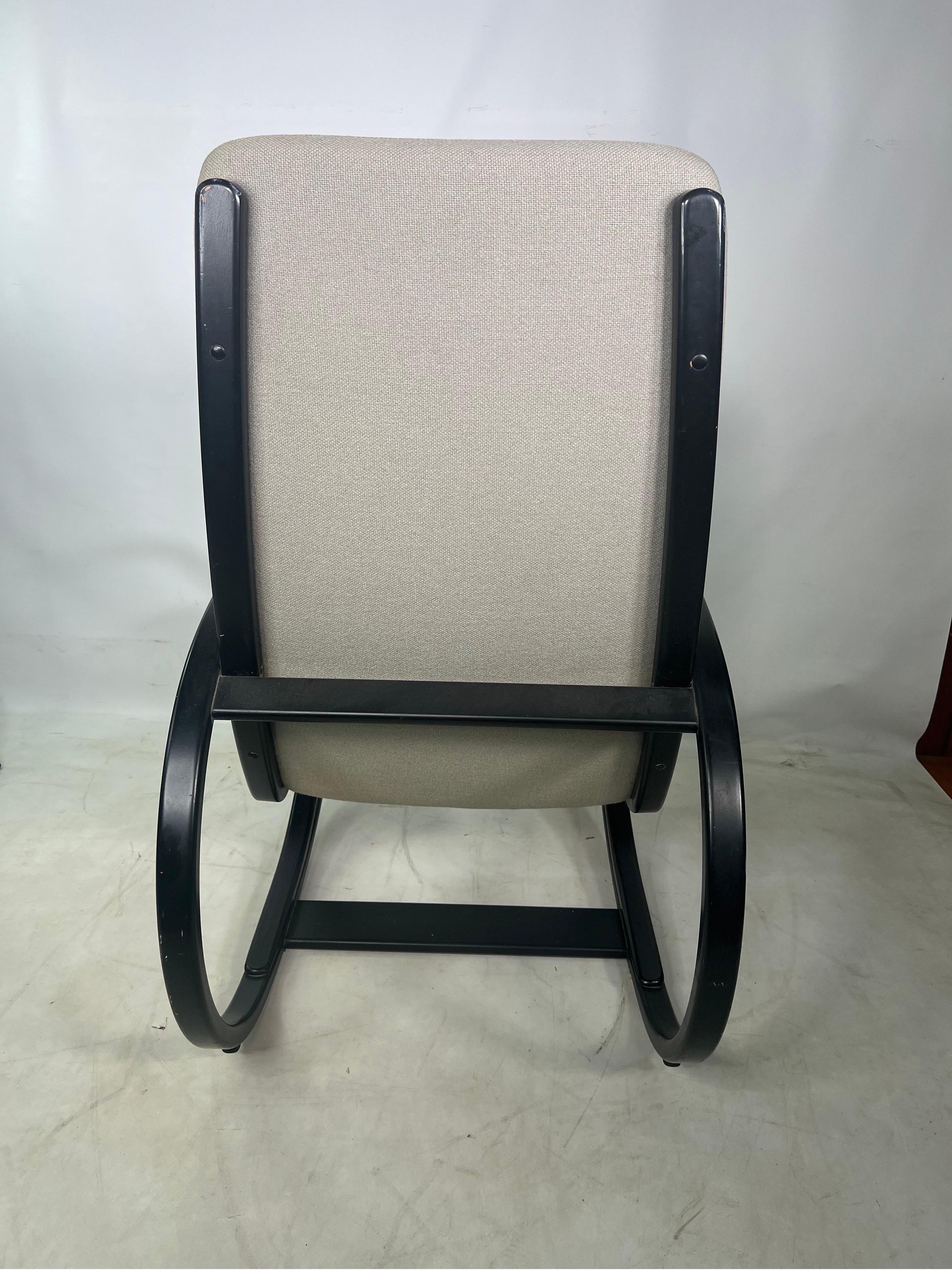 Upholstery Vintage Ej25 Rocking Chair by Jörgen Gammelgaard for Erik Jorgensen