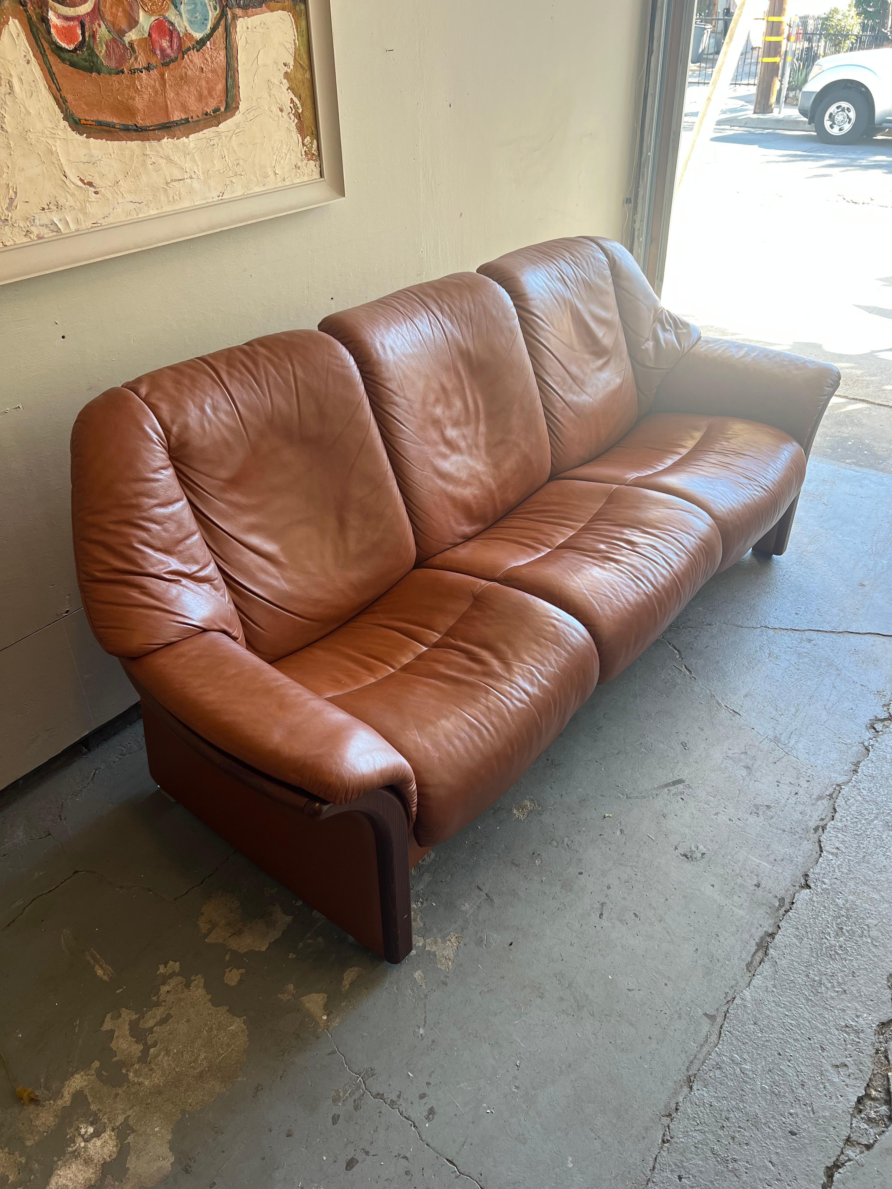 Norwegian Danish Modern EKORNES Stressless Eldorado Reclining Sofa Norway