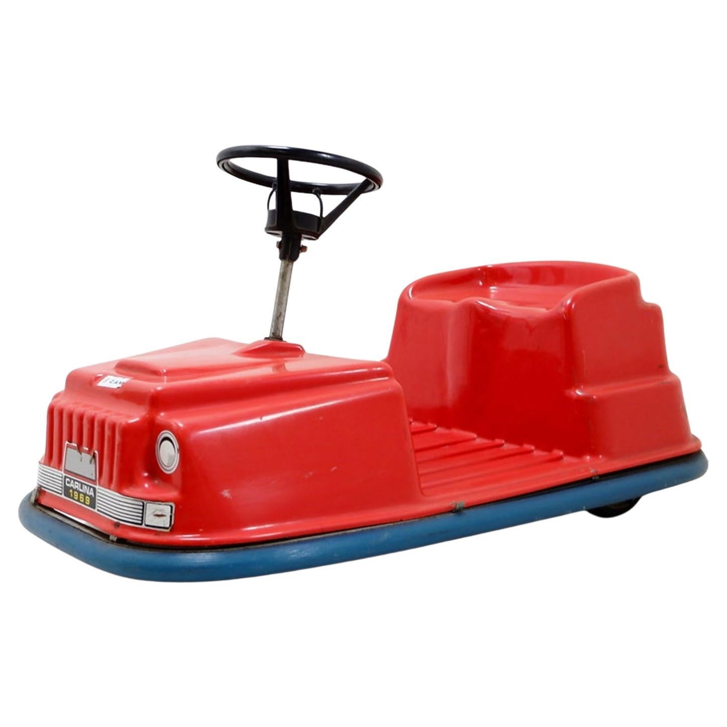 Coches de choque eléctricos de época para niños, años 60, 75x46cm en venta